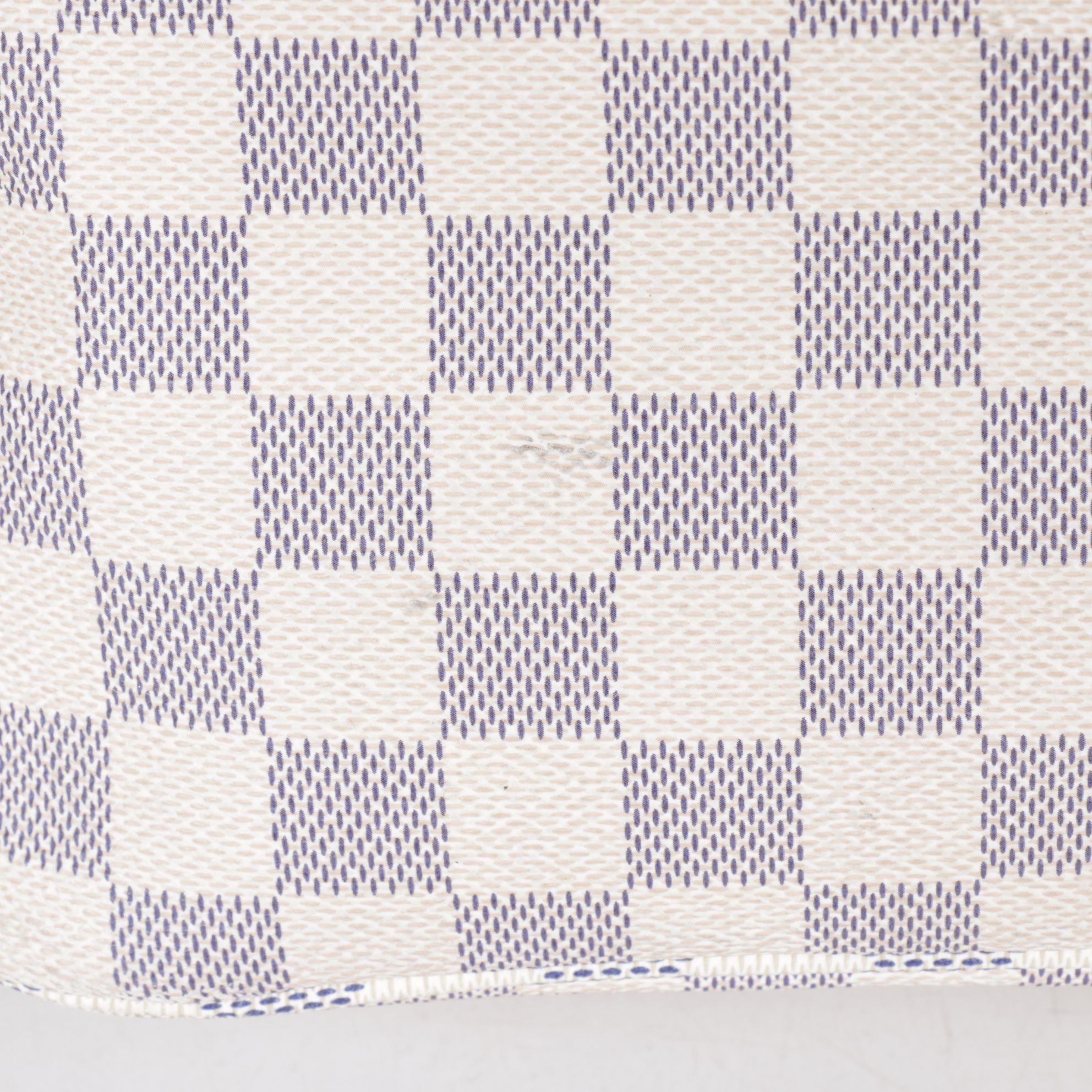 Louis Vuitton Neverfull GM Tote Bag in Damier Azur Canvas and Leather Trim