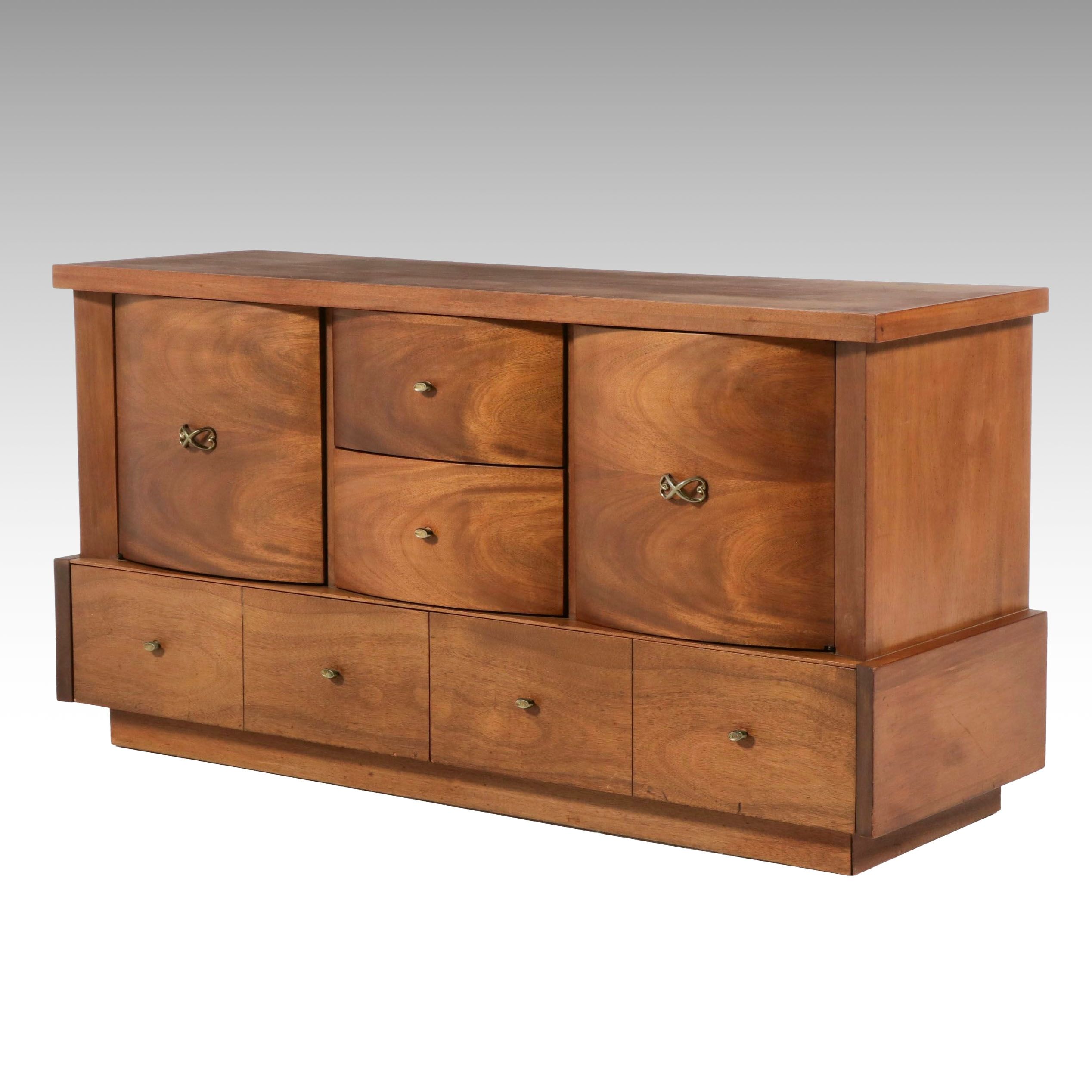Mid Century Modern Walnut Sideboard, Mid-20th Century