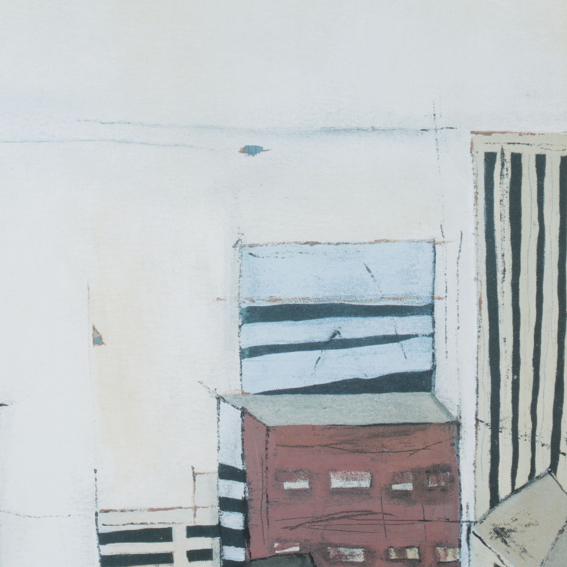 Offset Lithograph After Mary Calkins "Empire State Building", Early 21st Century