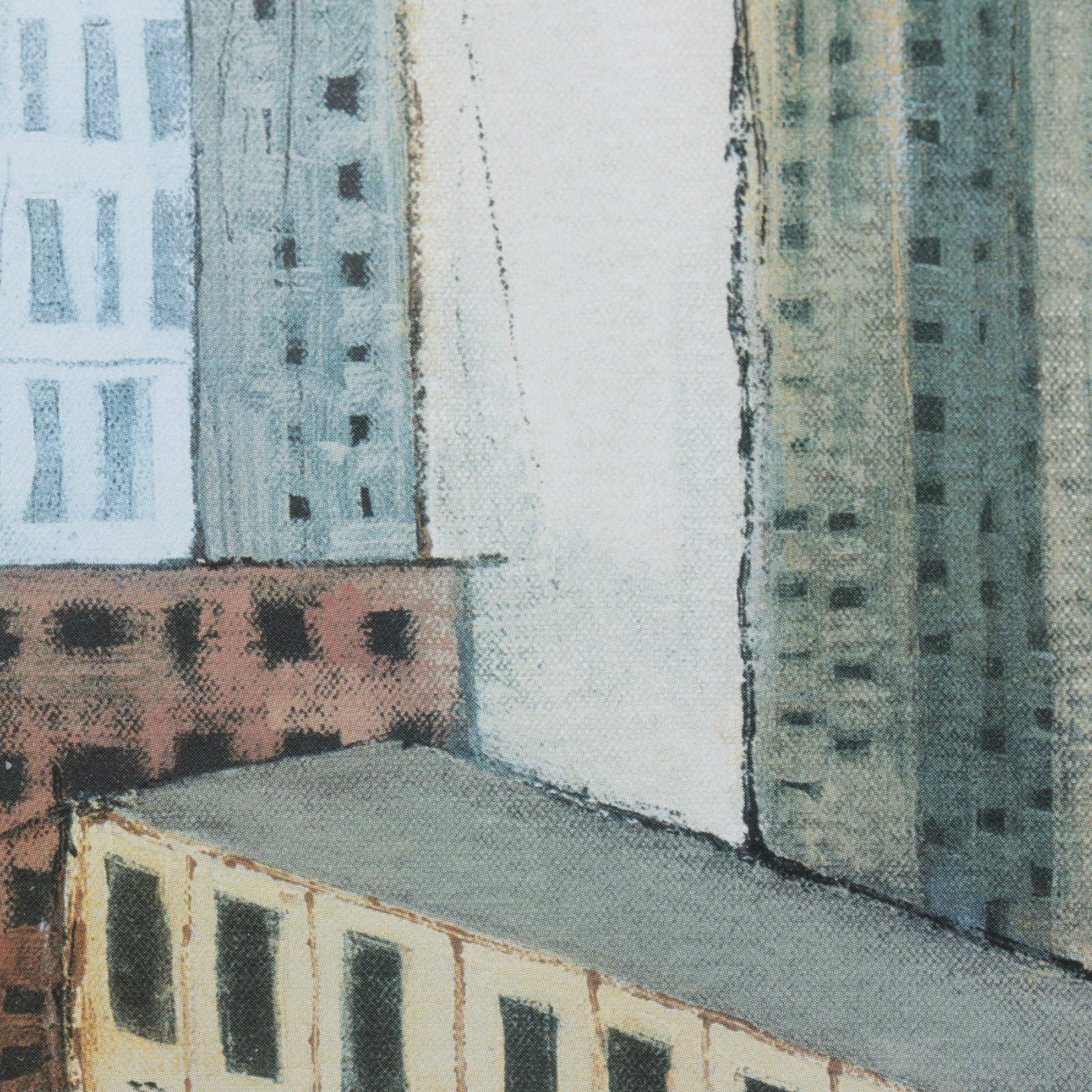 Offset Lithograph After Mary Calkins "Empire State Building", Early 21st Century