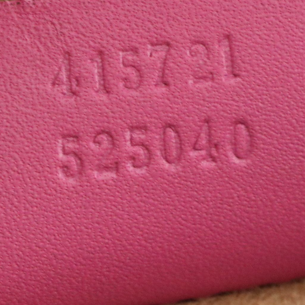 Gucci Zip Tote Bag in GG Supreme Canvas, Pink and Red Calfskin Leather