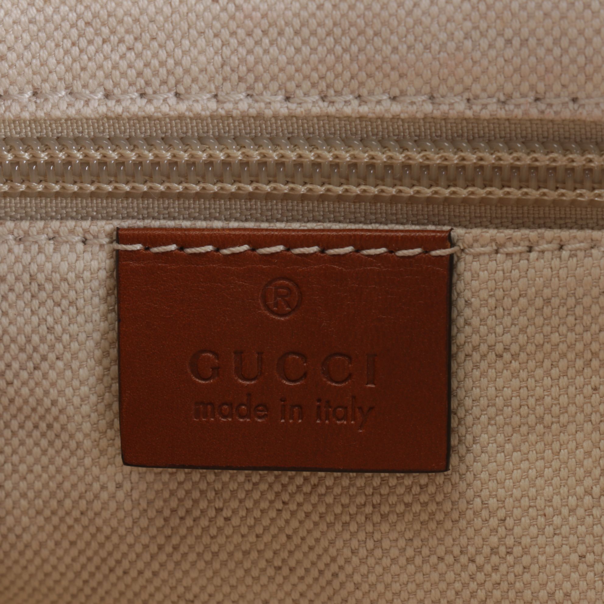 Gucci Hobo Shoulder Bag in GG Nylon Canvas with Leather Trim