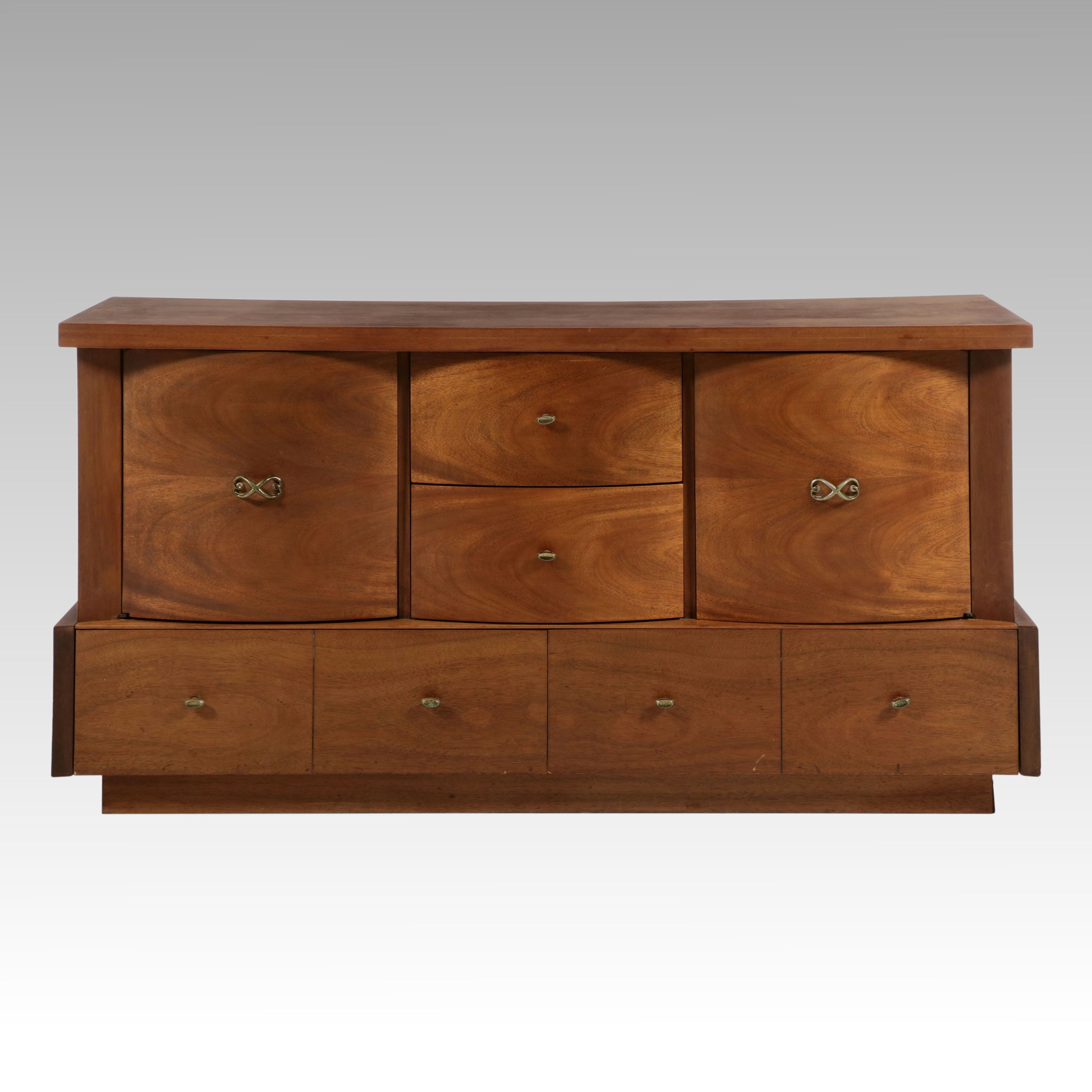 Mid Century Modern Walnut Sideboard, Mid-20th Century