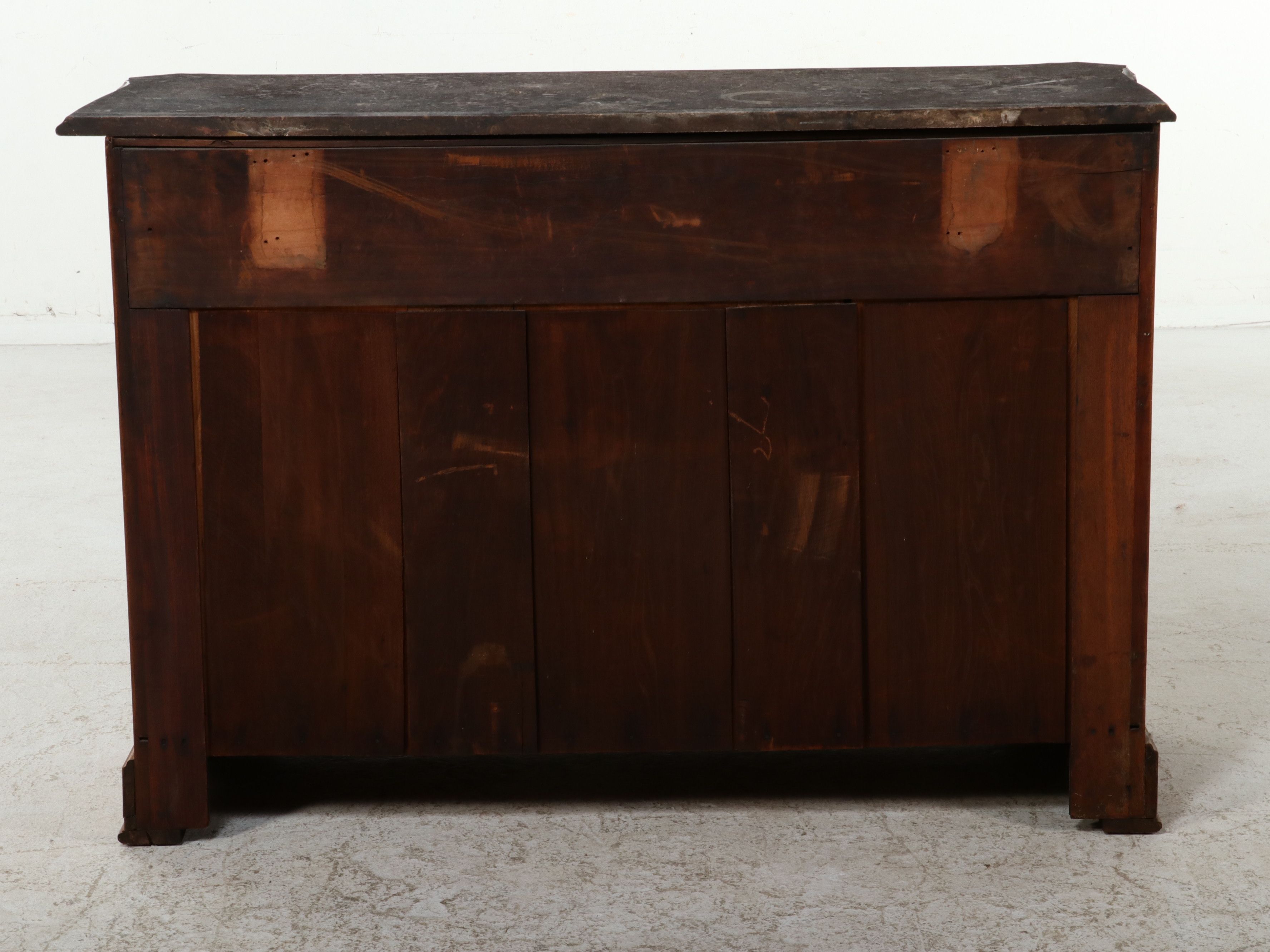 Eastlake Carved Walnut and Burled Buffet, Late 19th Century