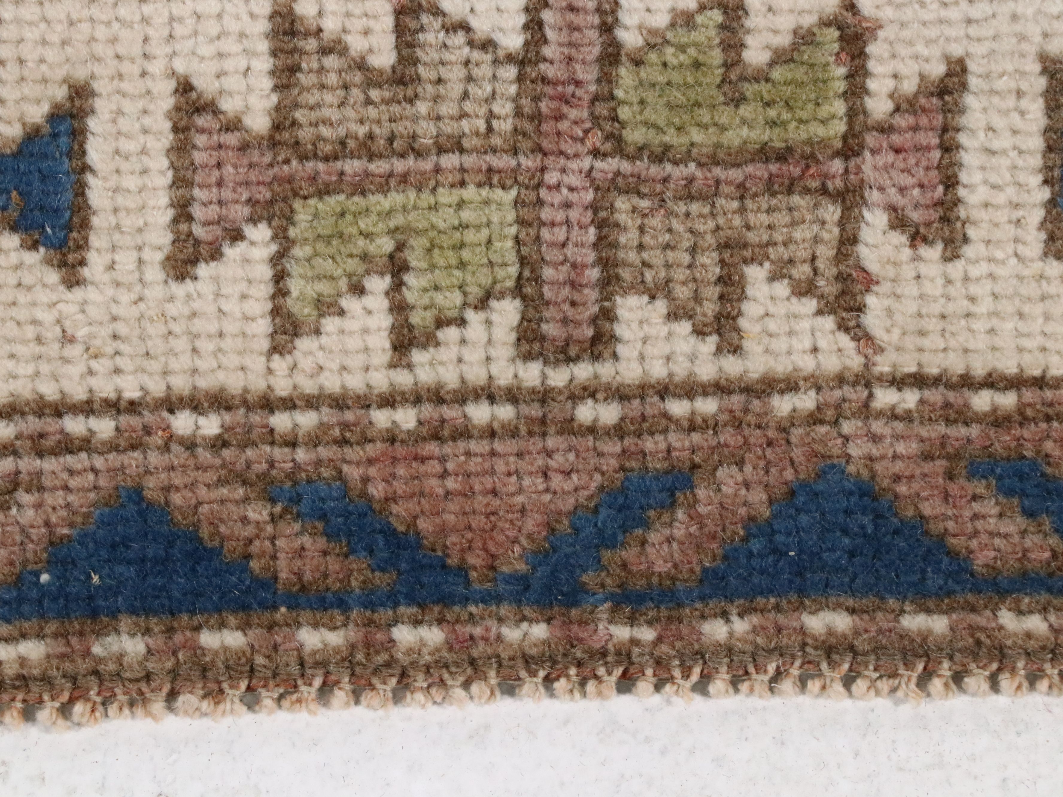4'1 x 5'4 Hand-Knotted Caucasian Kazak Area Rug