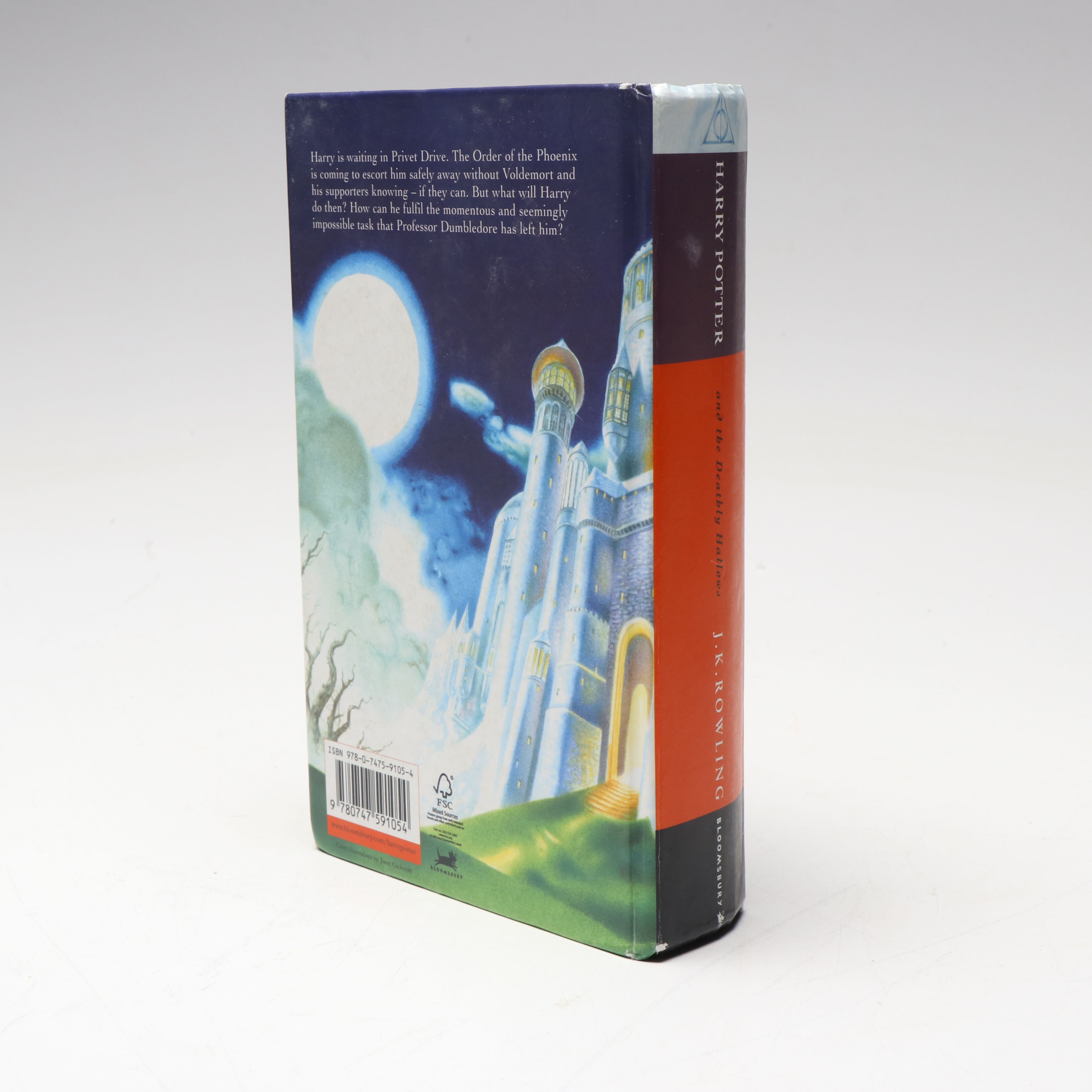 First UK Edition "Harry Potter and the Deathly Hallows" by J. K. Rowling
