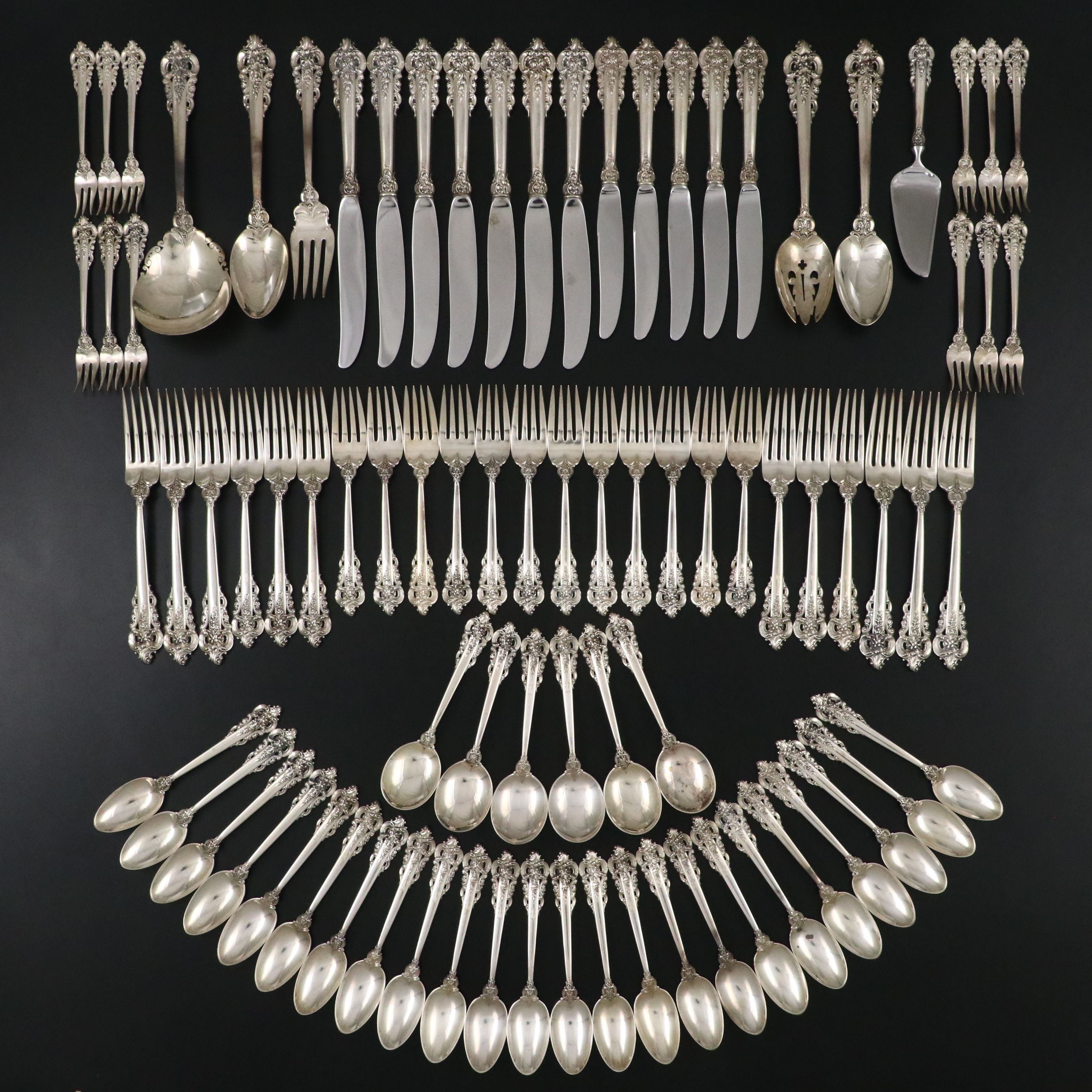 Wallace "Grand Baroque" Sterling Silver Flatware
