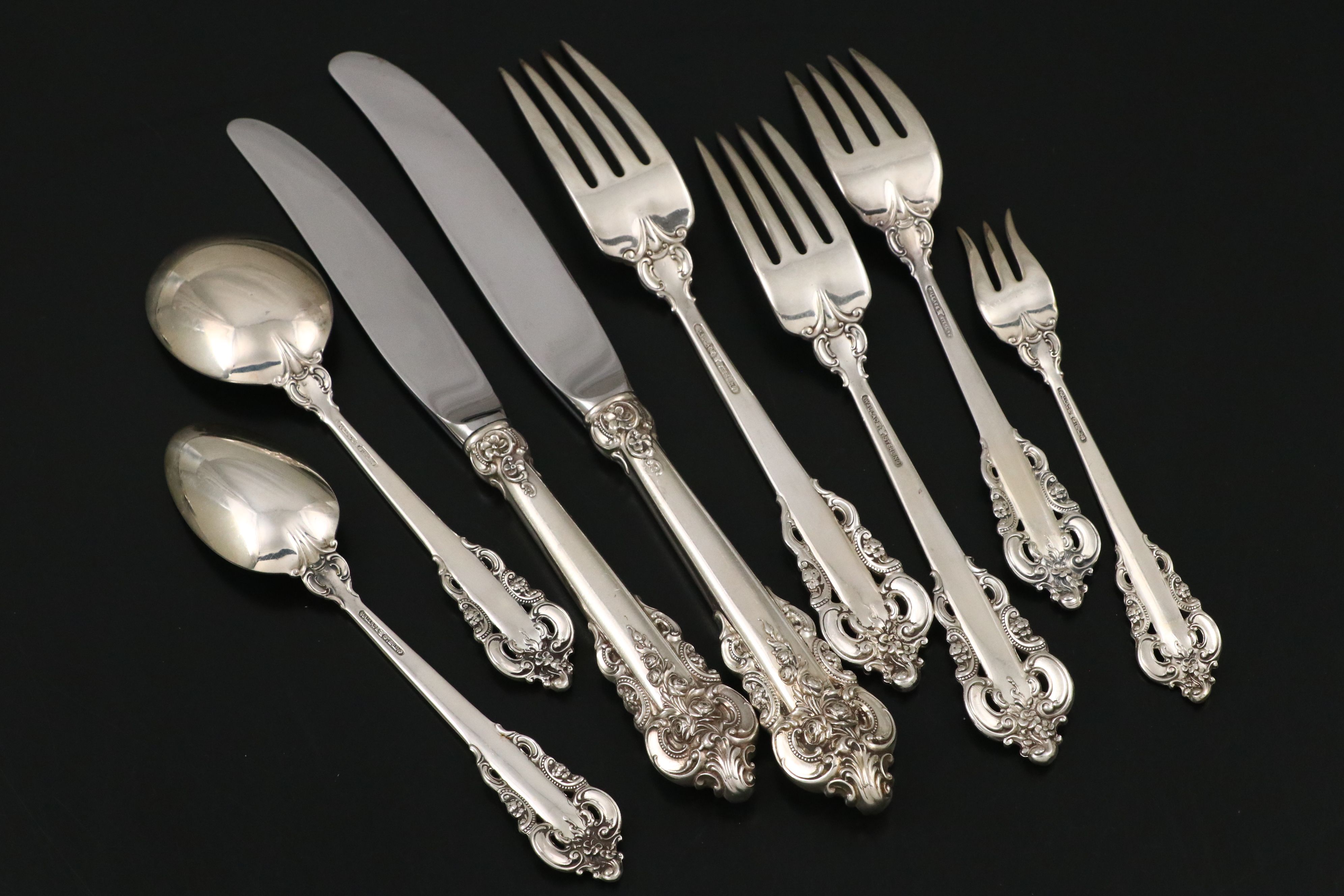 Wallace "Grand Baroque" Sterling Silver Flatware