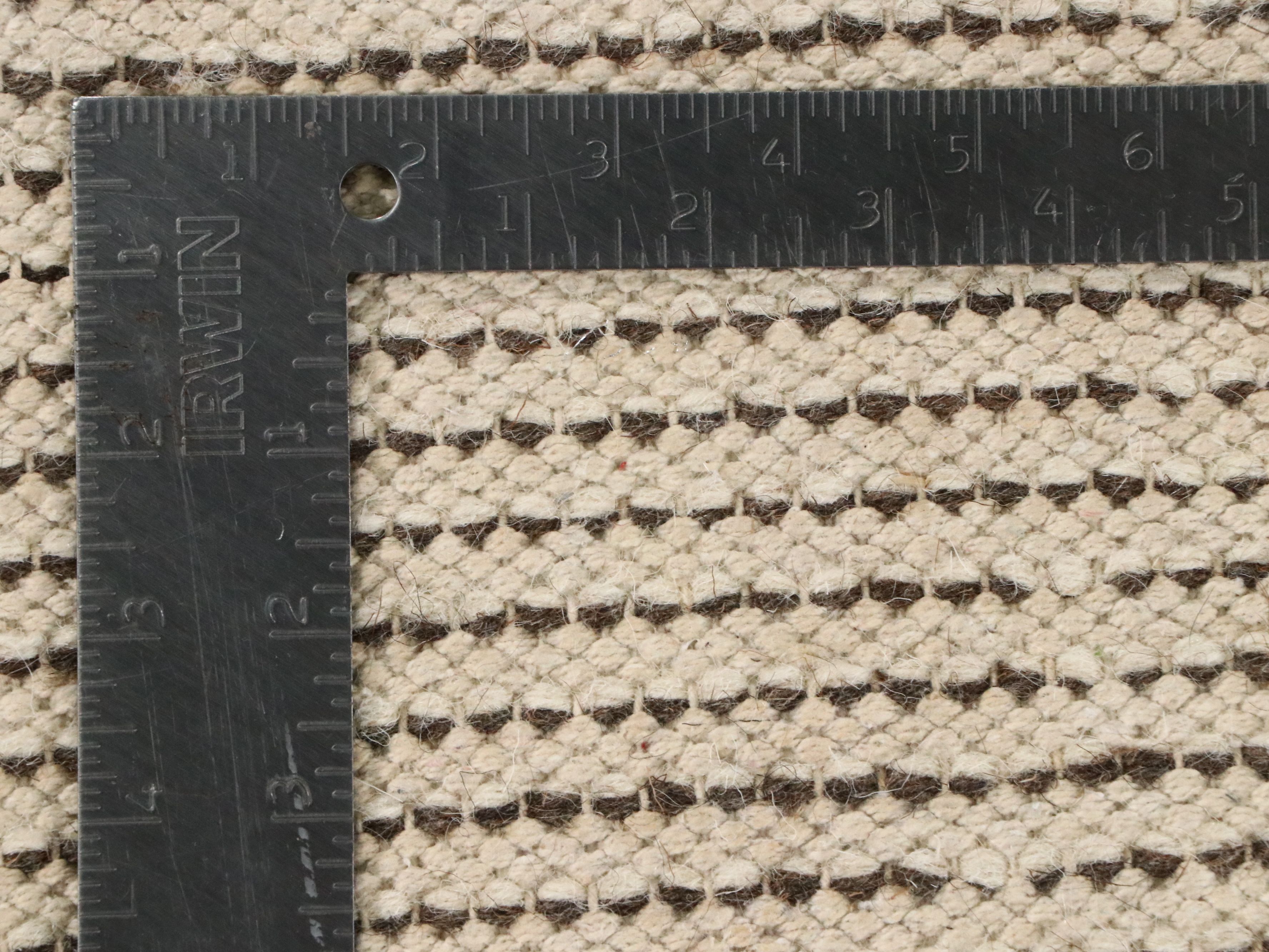 4'10 x 8'2 Hand-Knotted Moroccan Beni Ourain Shag Style Area Rug