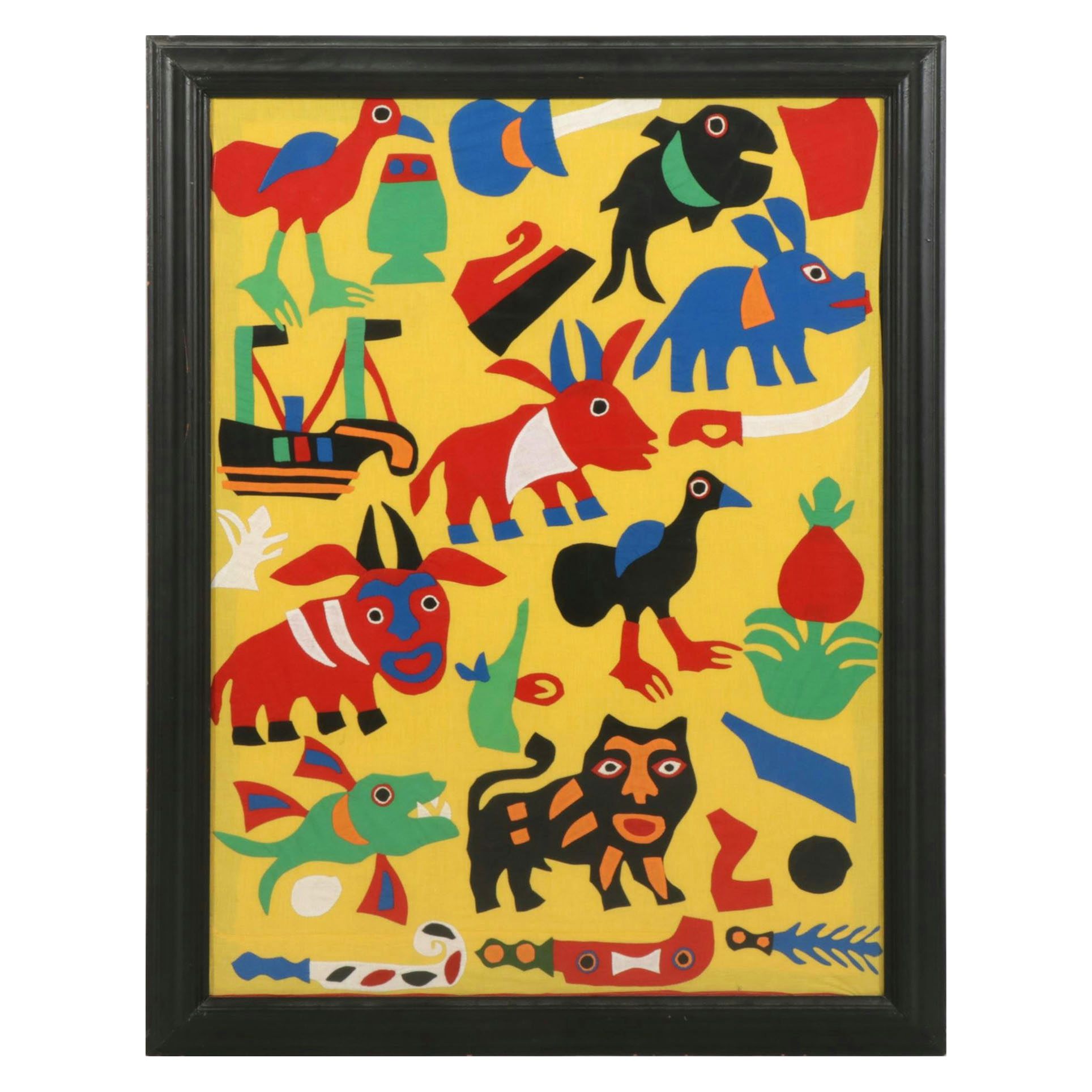 Benin Dahomy Style Applique Art Textile
