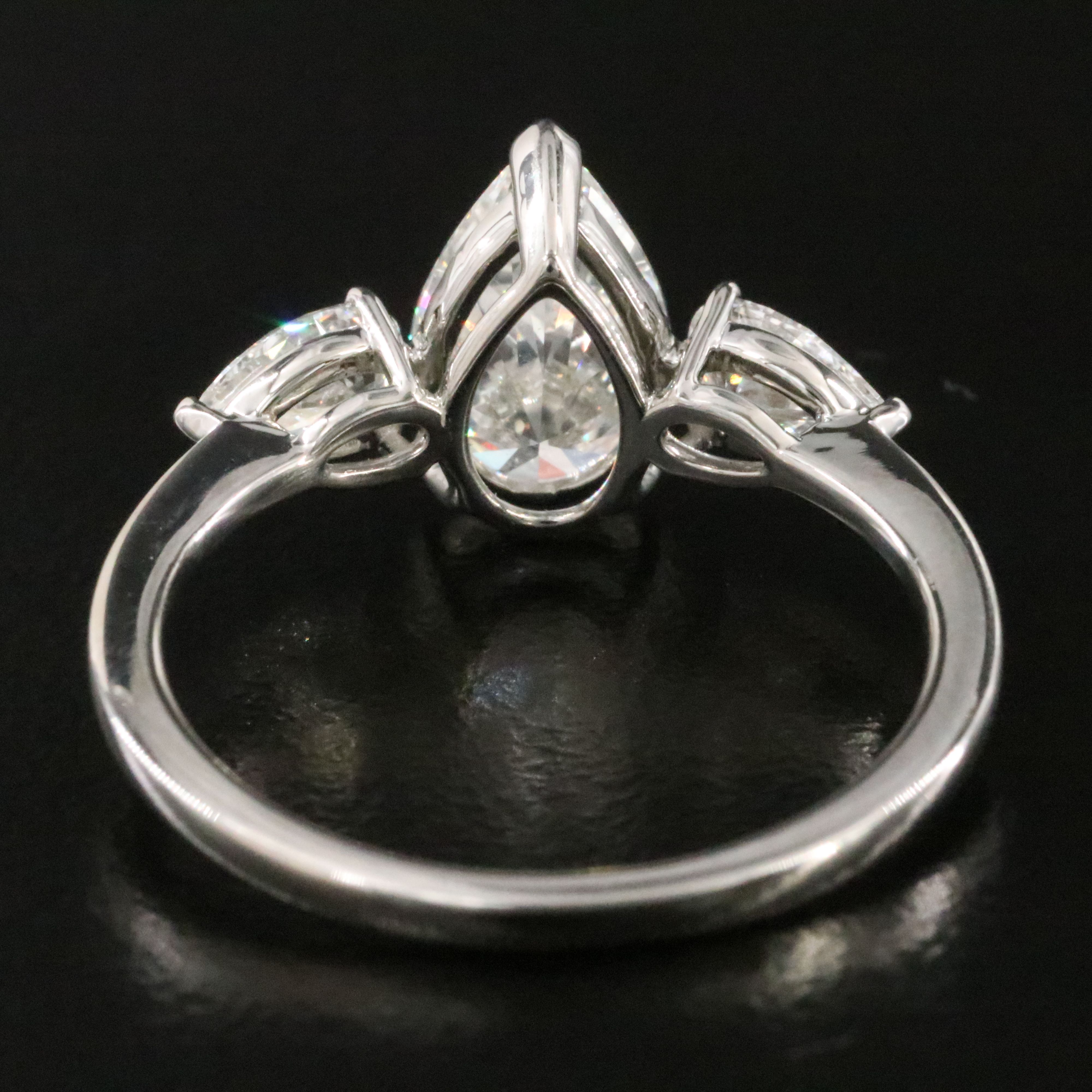 Platinum 1.98 CTW Diamond Ring with GIA Report