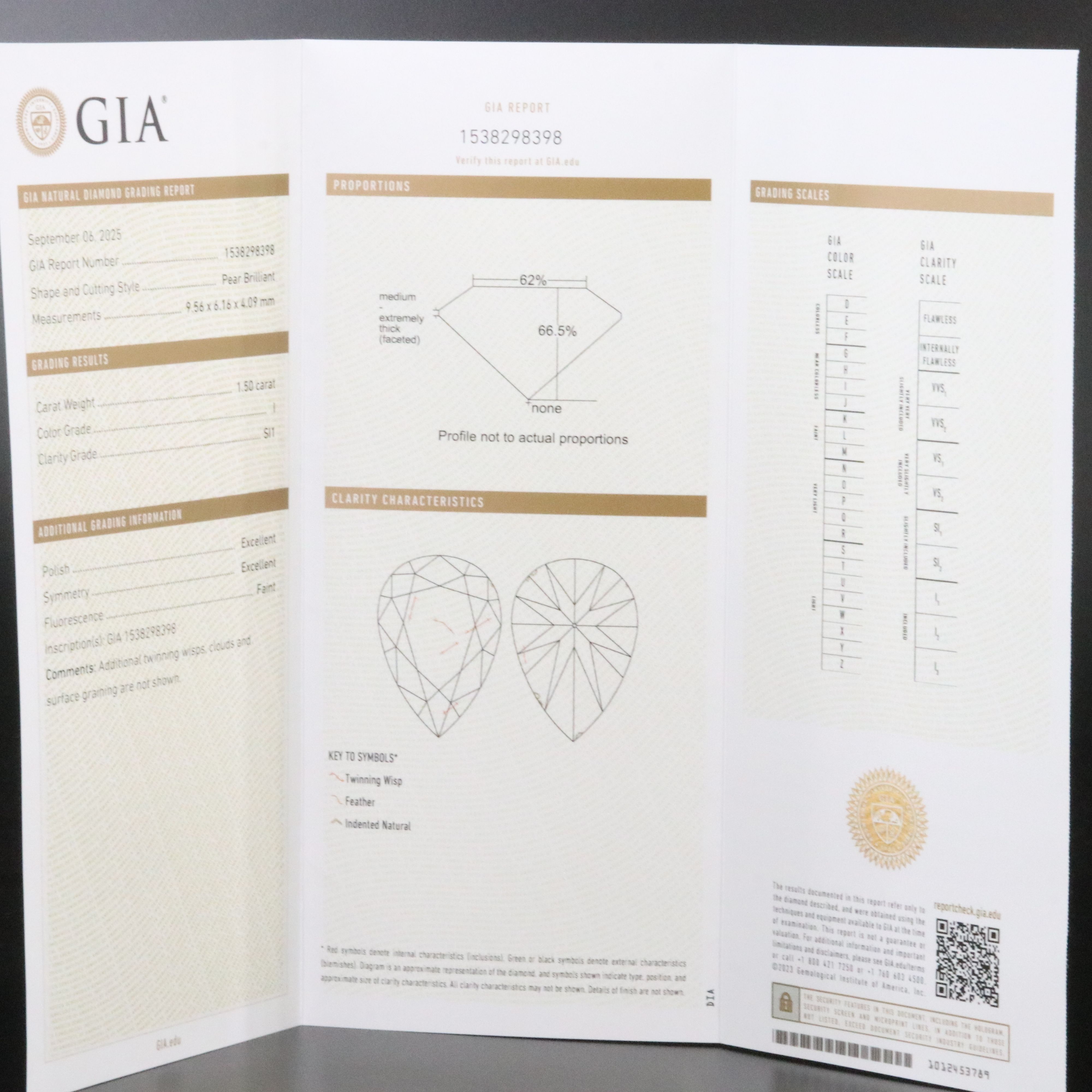 Platinum 1.98 CTW Diamond Ring with GIA Report