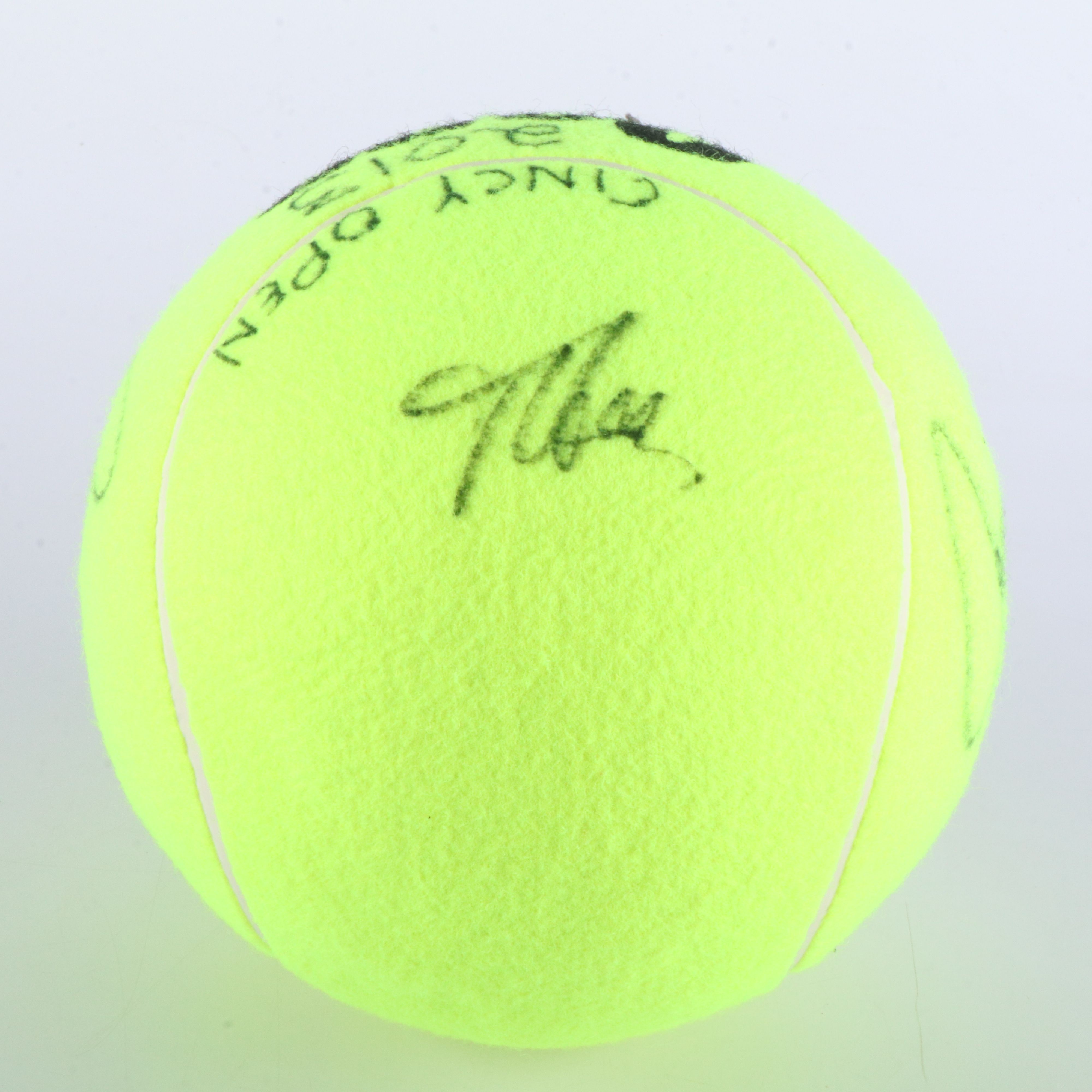 Rafael Nadal, David Ferrer, & More Signed 2013 Cincinnati Open Jumbo Tennis Ball