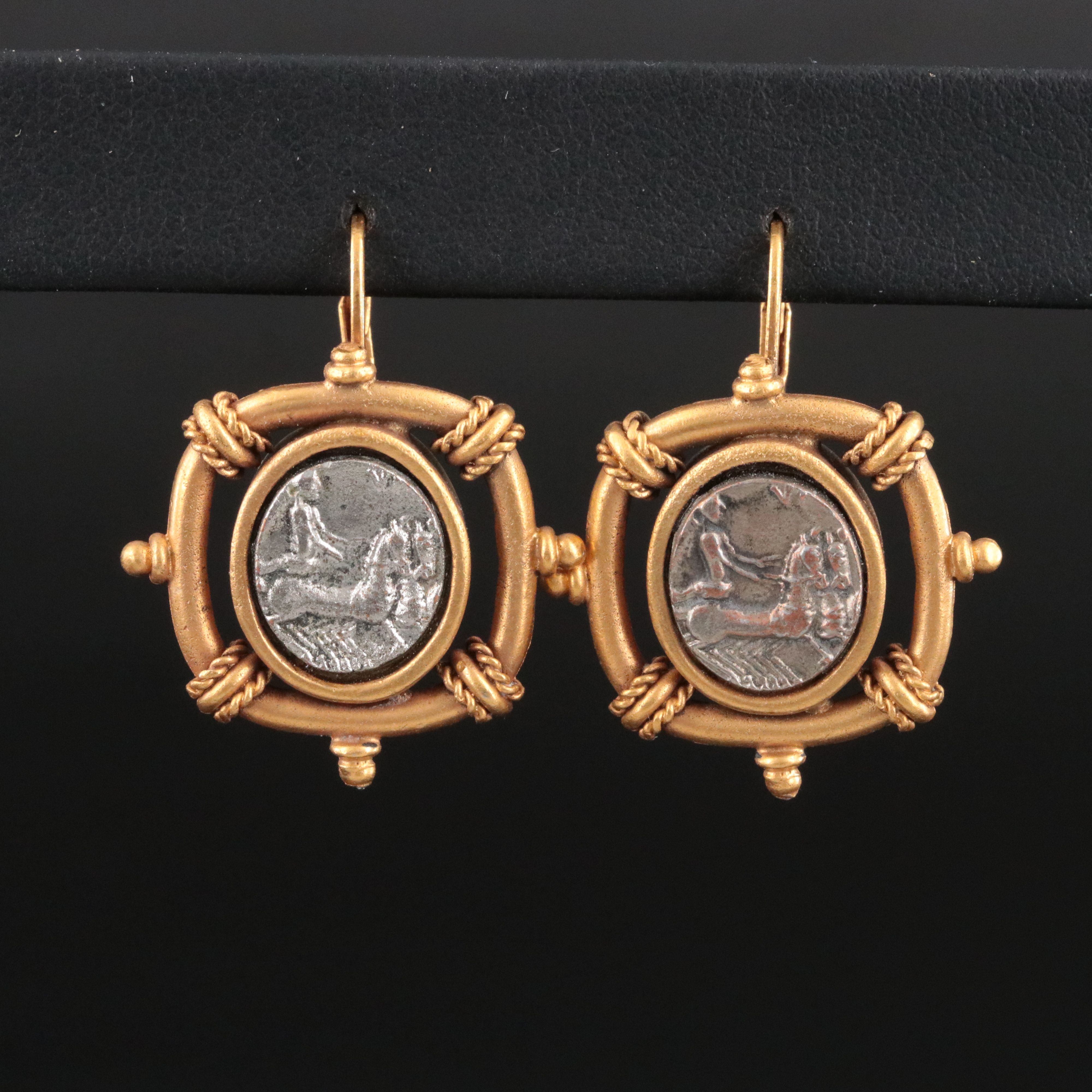 Linda Levinson Greco-Roman Earrings