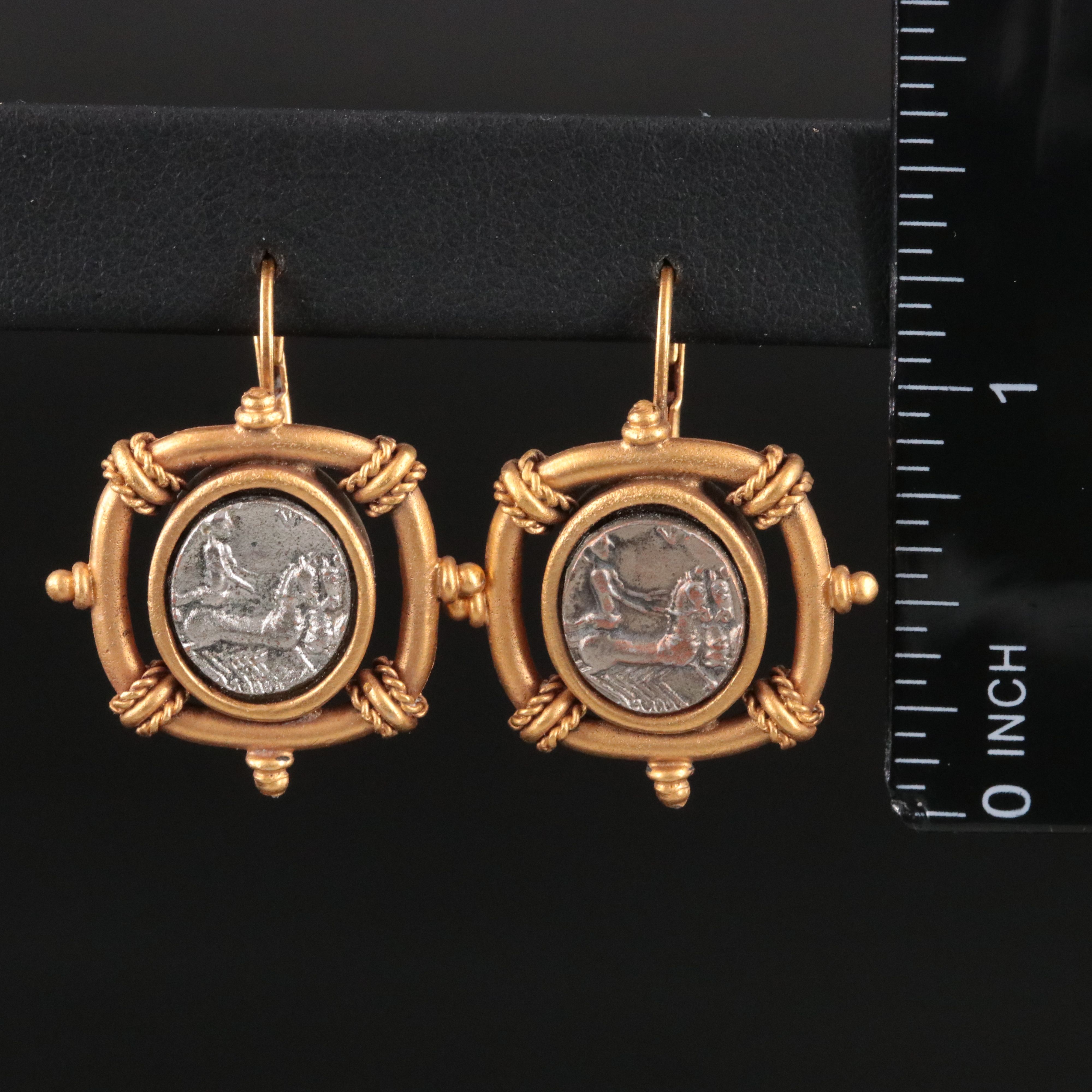Linda Levinson Greco-Roman Earrings