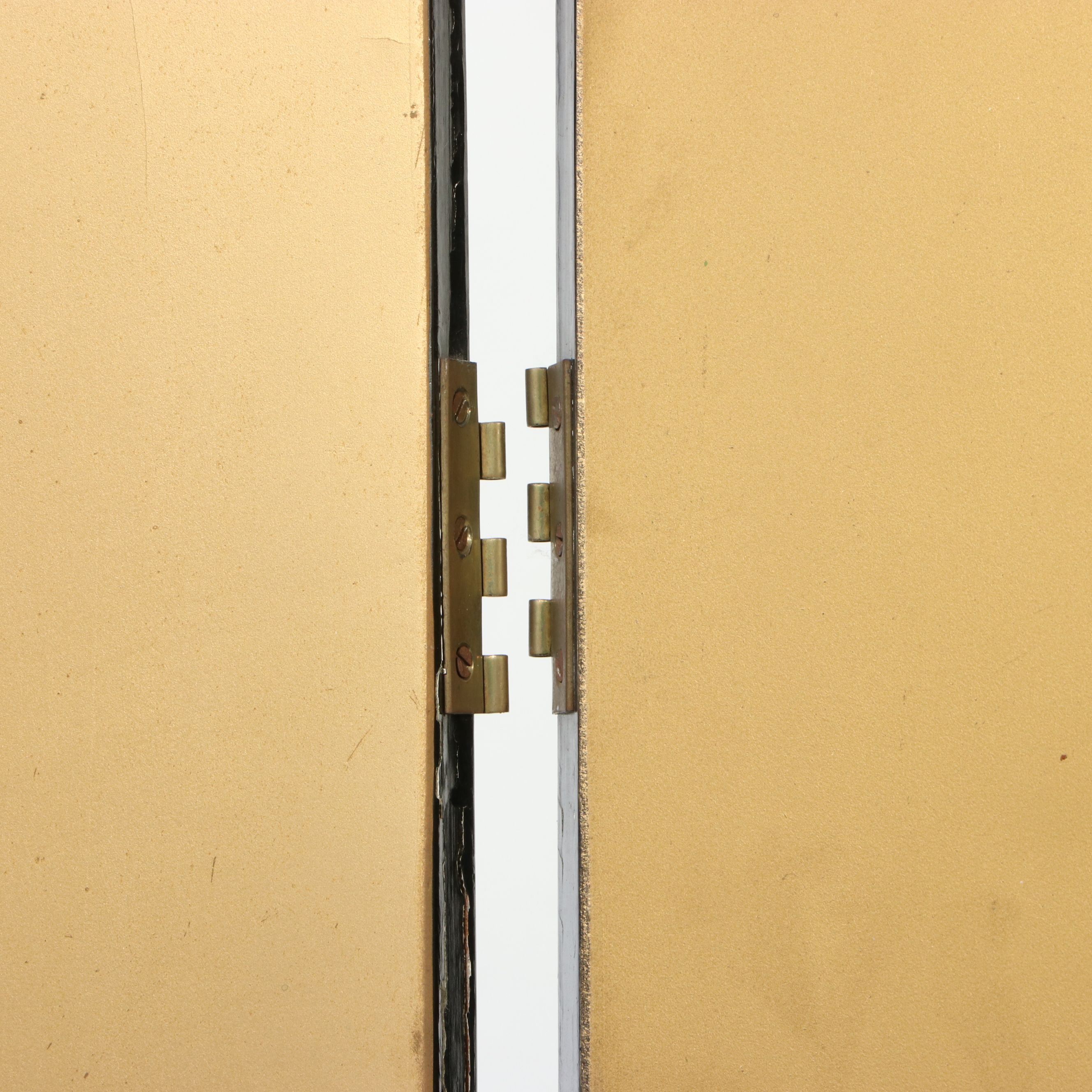 Chinese Four-Panel Reversible Lacquered Room Divider, Late 20th Century