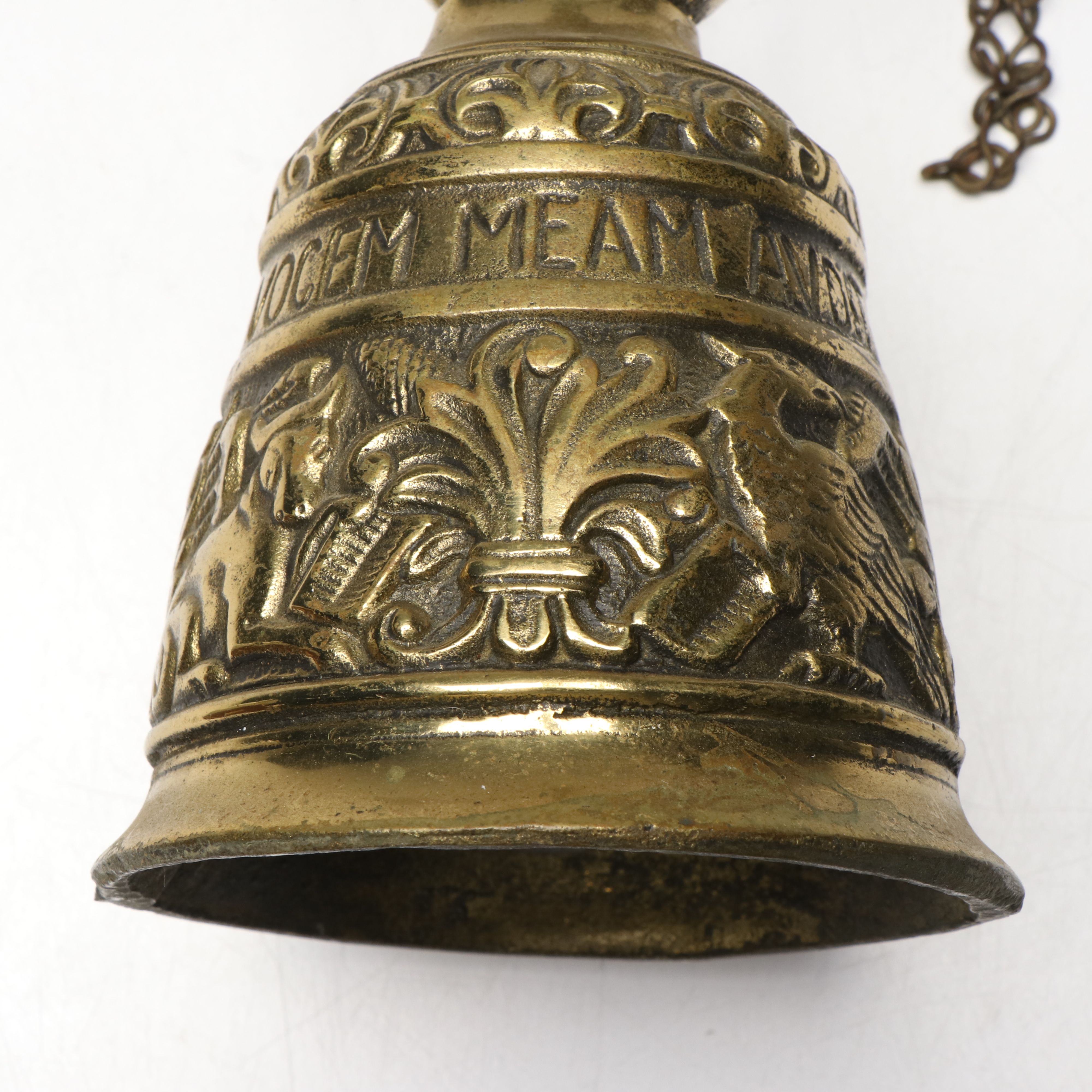 Gothic Style Cast Brass Monastery Bell