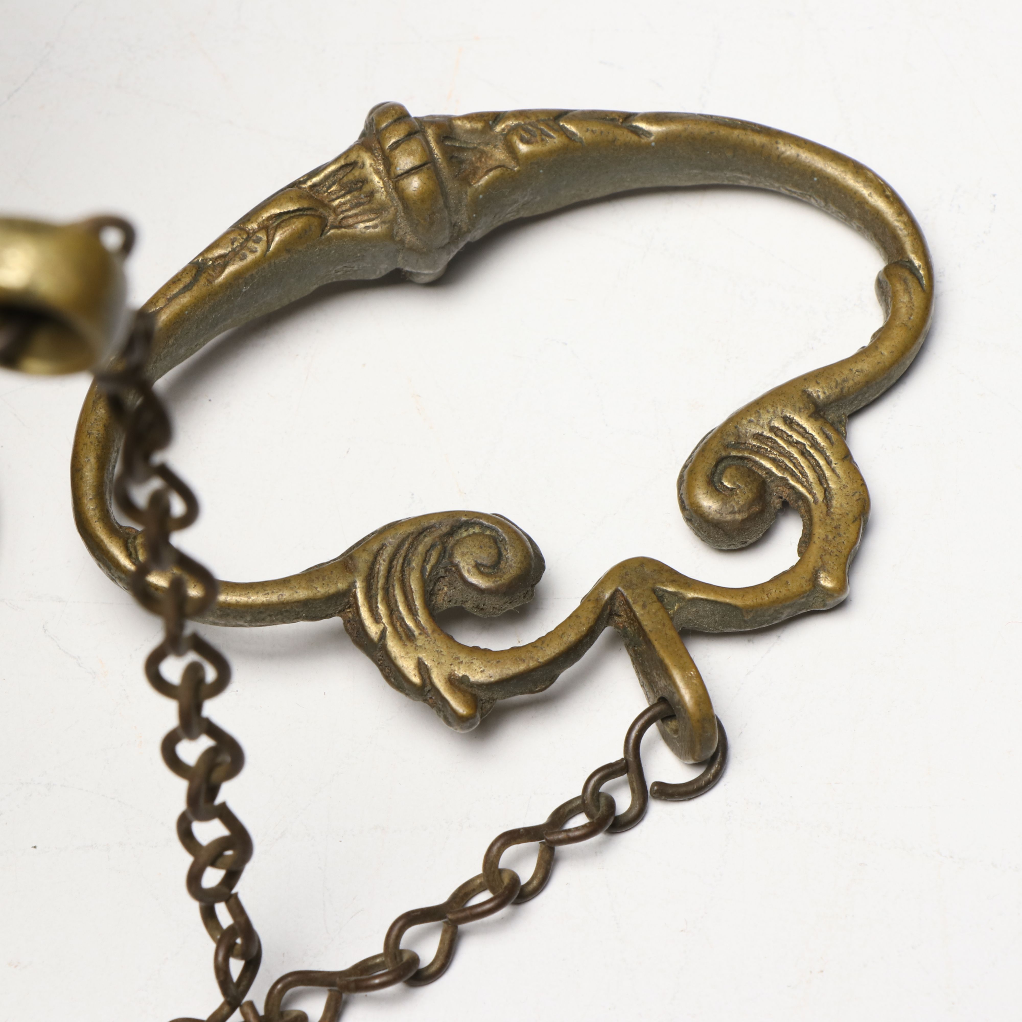 Gothic Style Cast Brass Monastery Bell