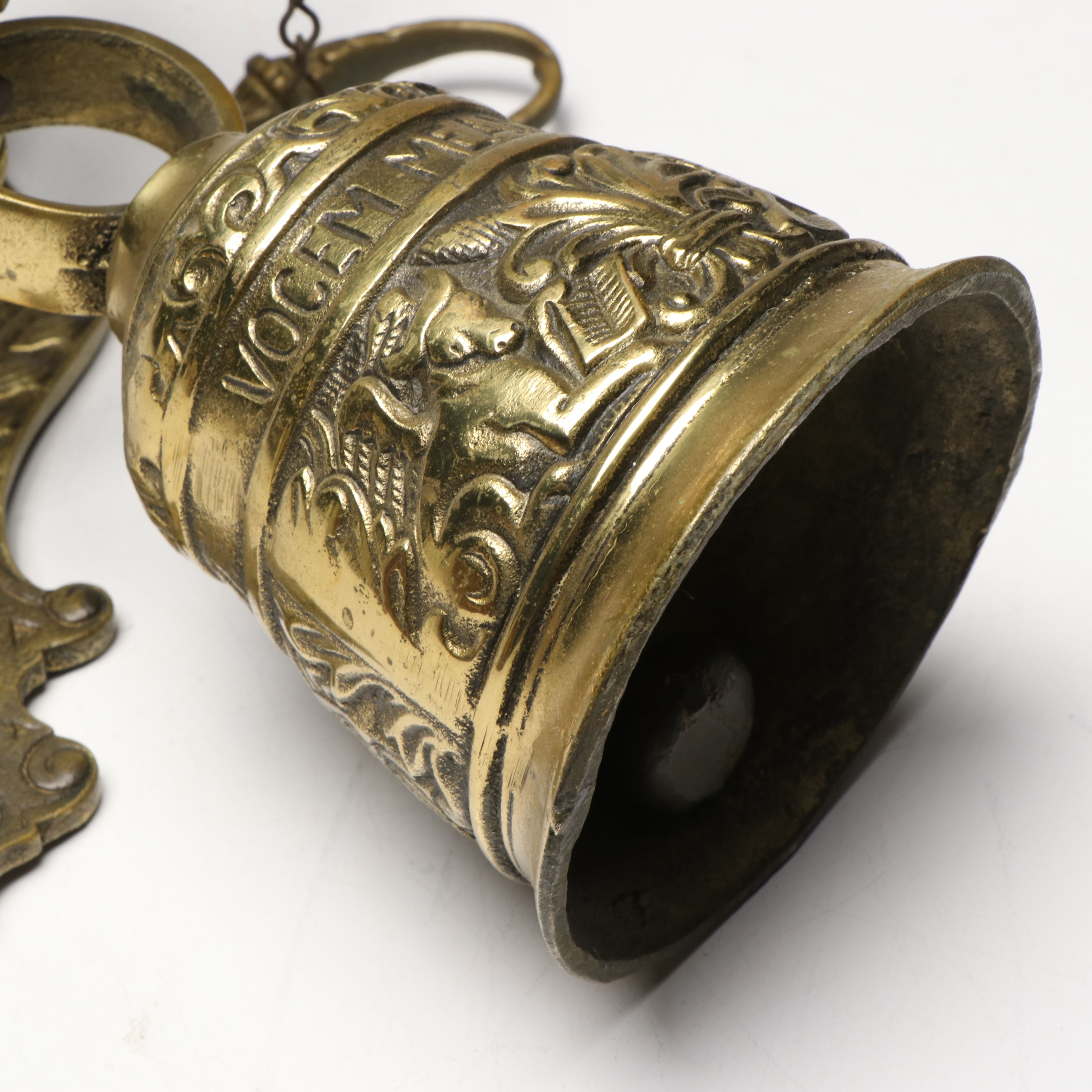 Gothic Style Cast Brass Monastery Bell