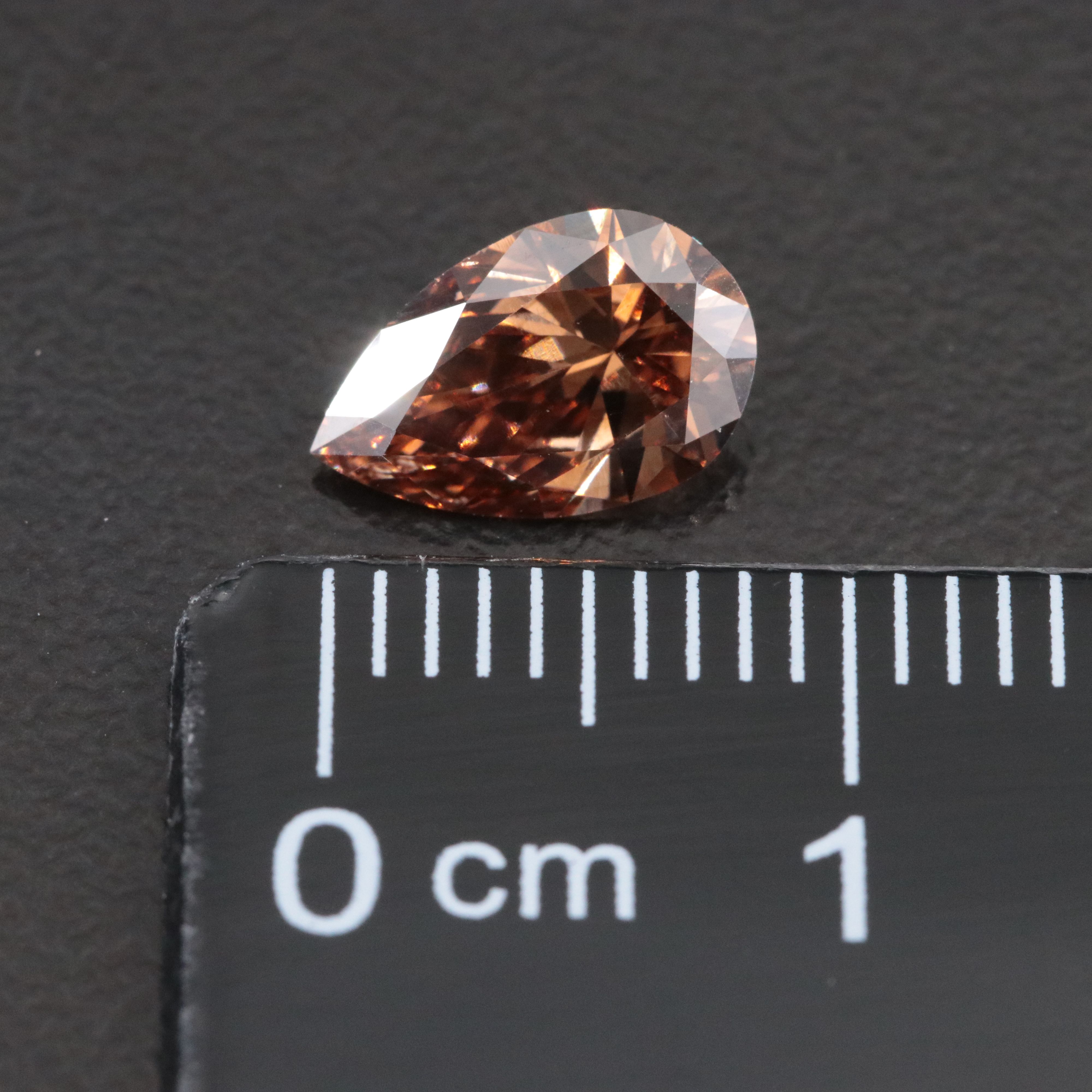 Loose 1.07 CT Lab Grown Fancy Brown Diamond