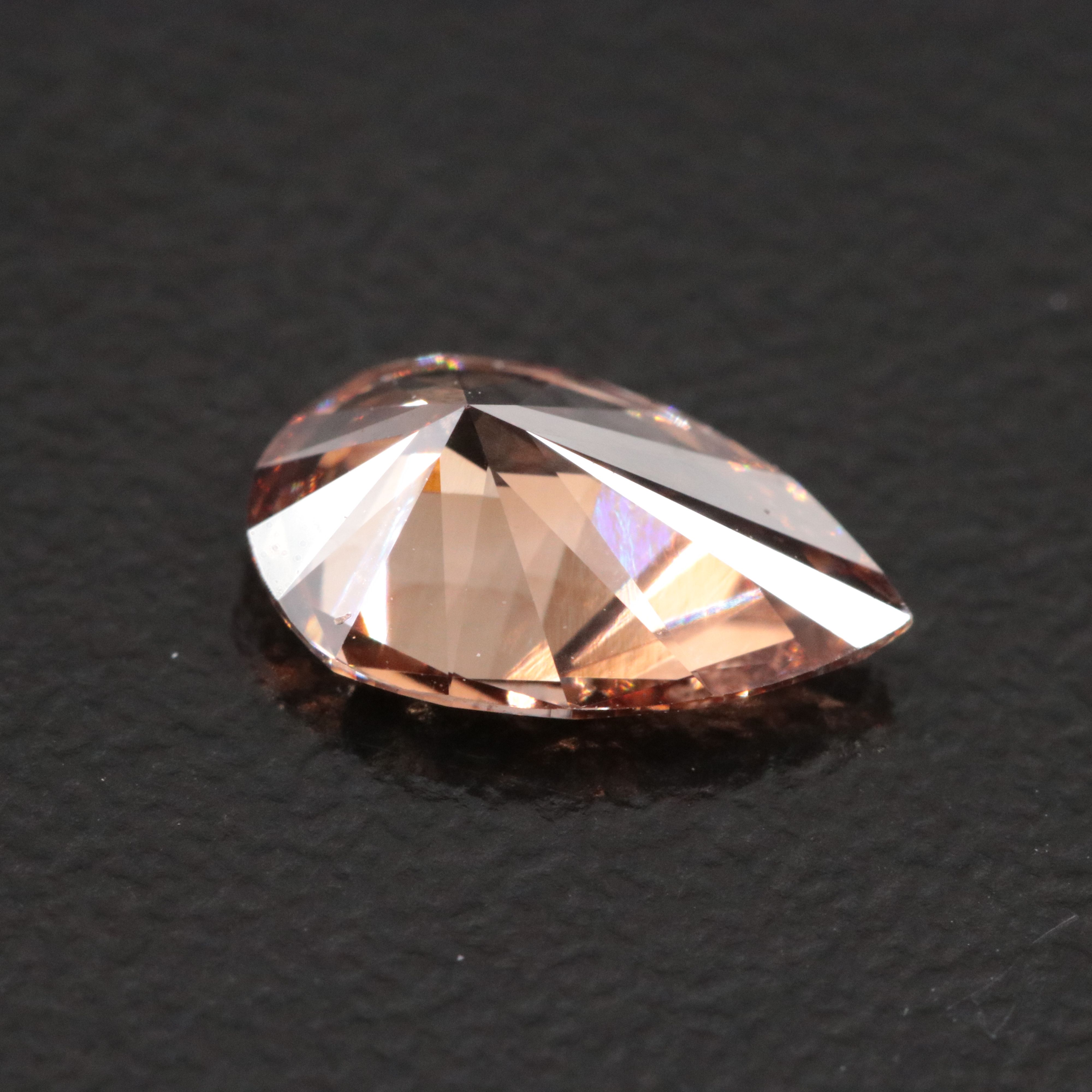 Loose 1.07 CT Lab Grown Fancy Brown Diamond