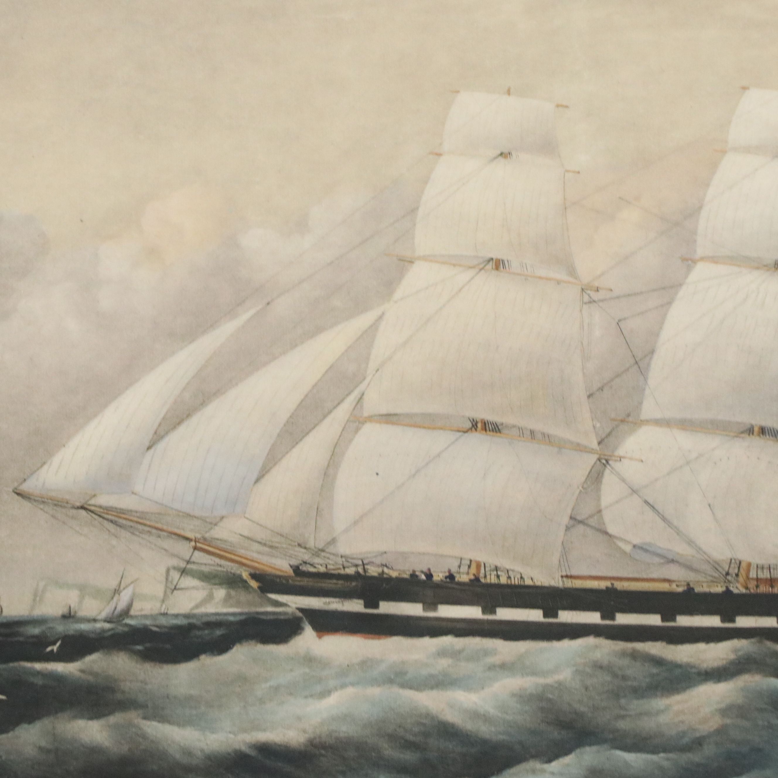 Nautical Restrike Engraving After William Webb "The Betty Darling," 1926