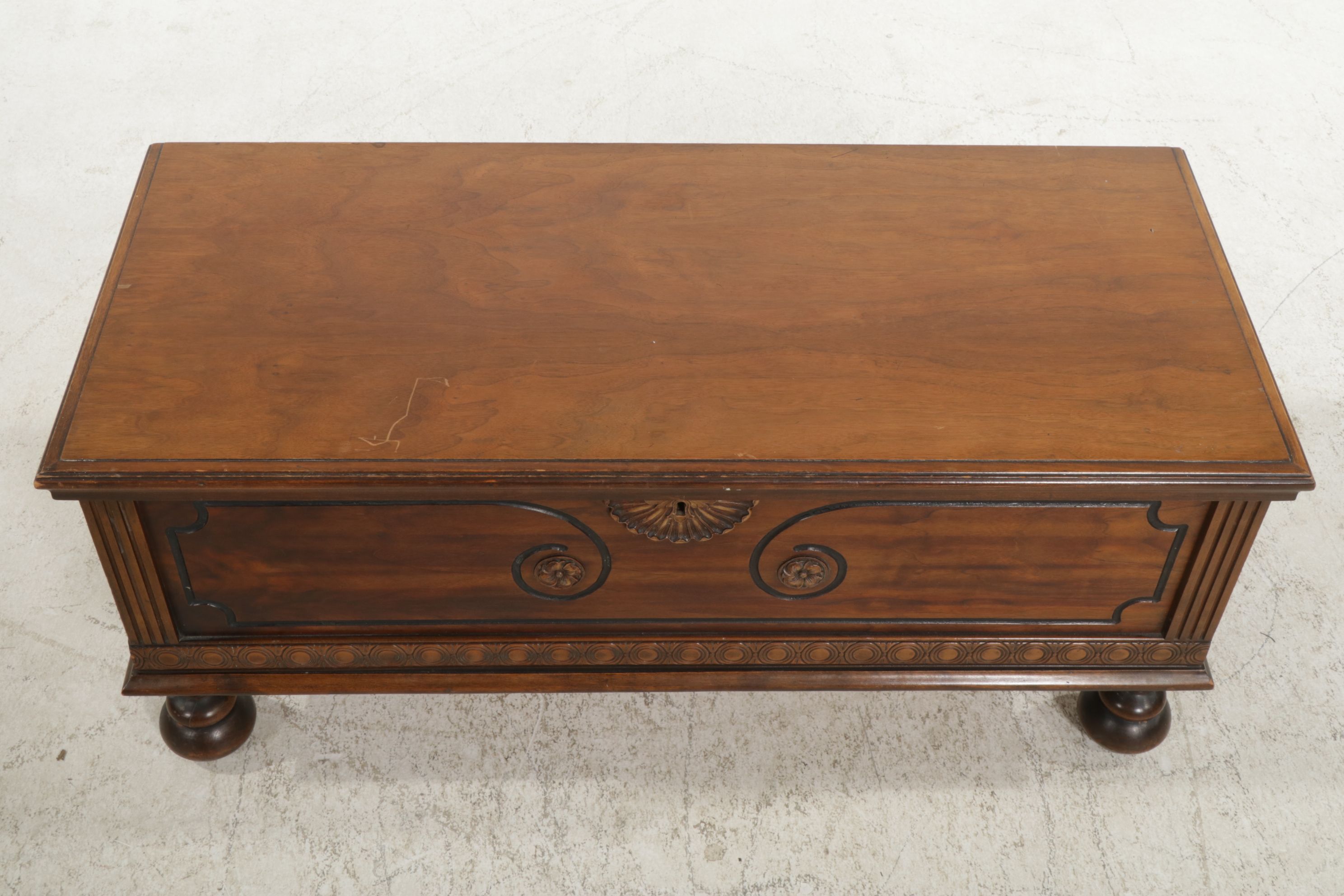 Ed Roos Spanish Revival Cedar-Lined Blanket Chest, Mid-20th Century