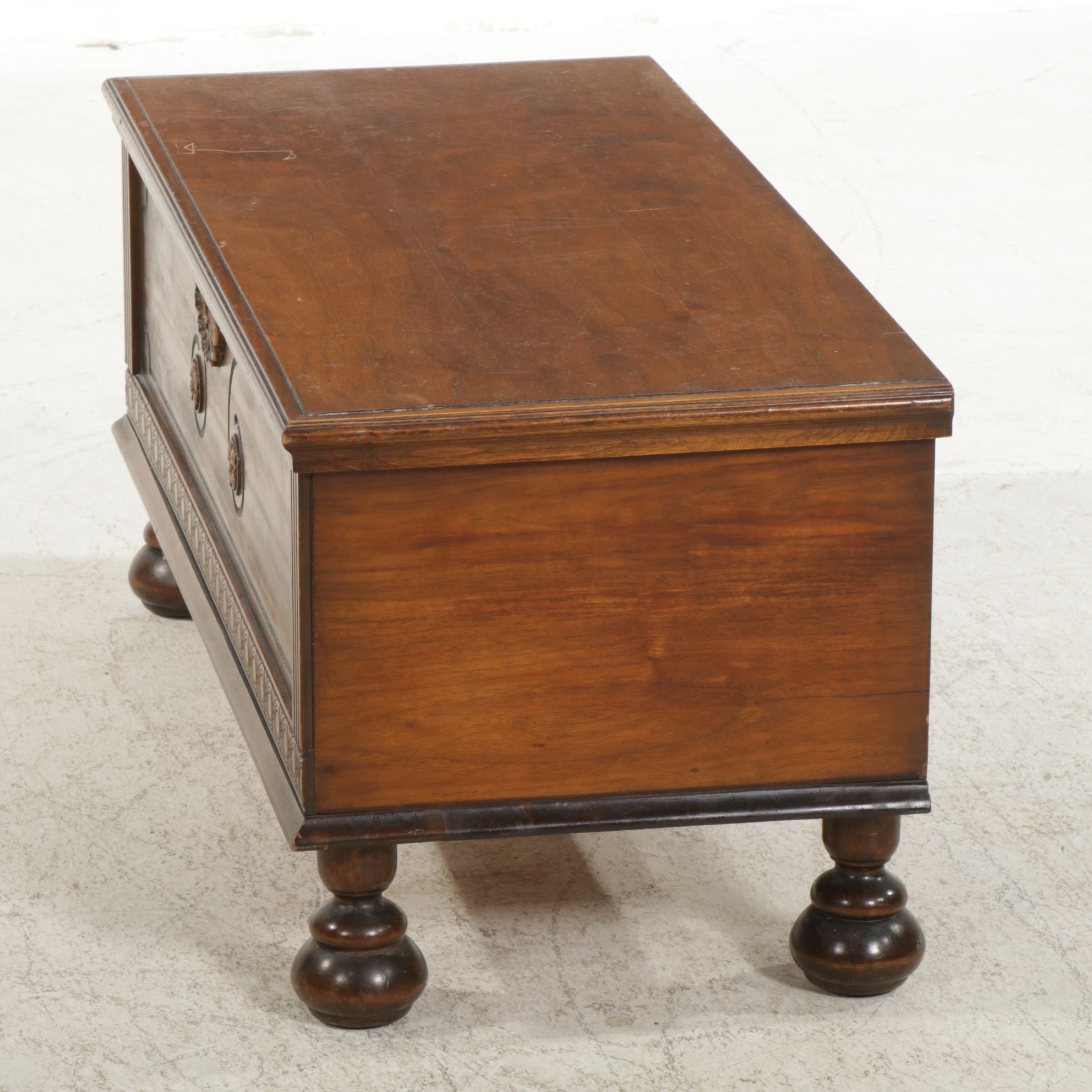 Ed Roos Spanish Revival Cedar-Lined Blanket Chest, Mid-20th Century