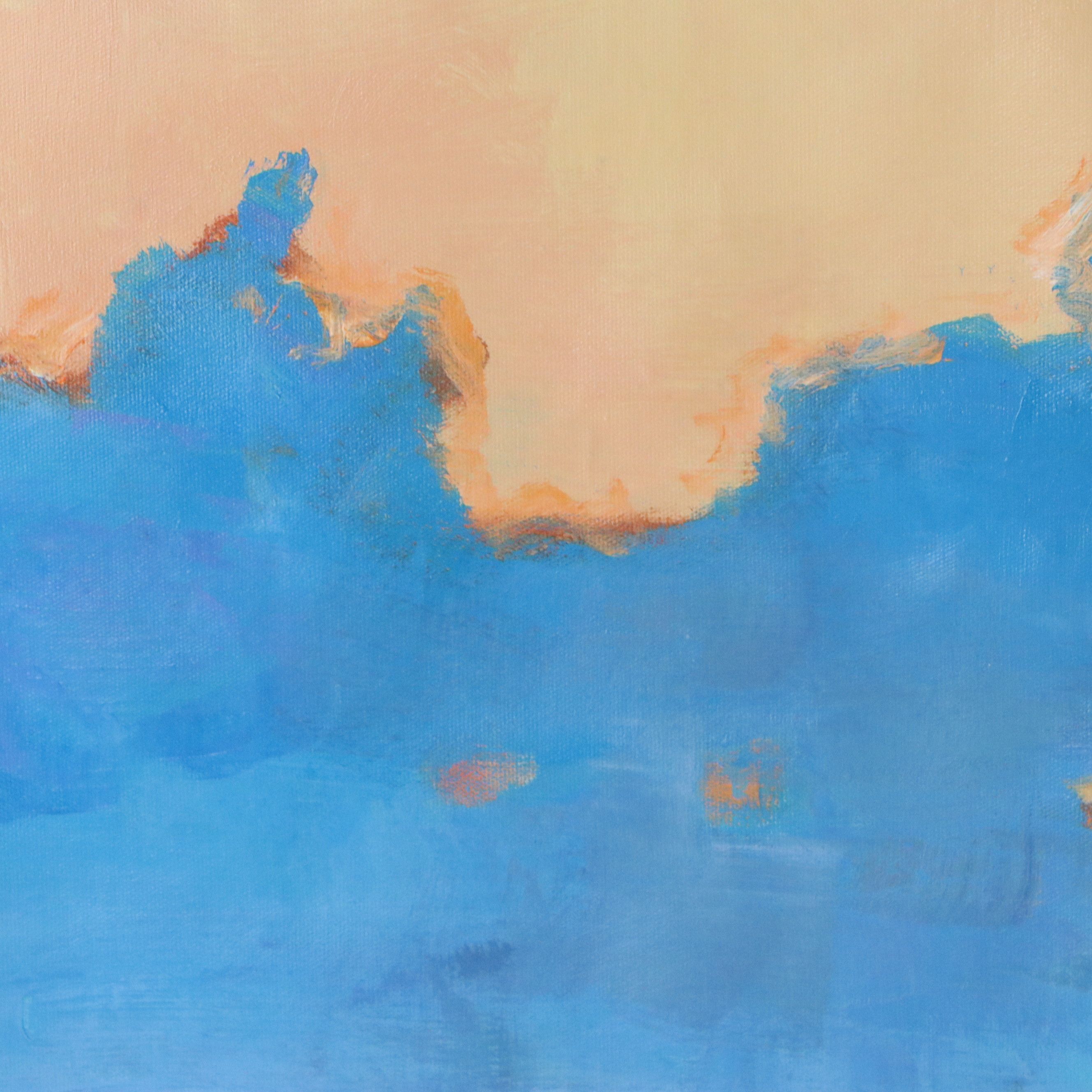 Xie Unstretched Oil Painting "Majestic Vision," Circa 2026