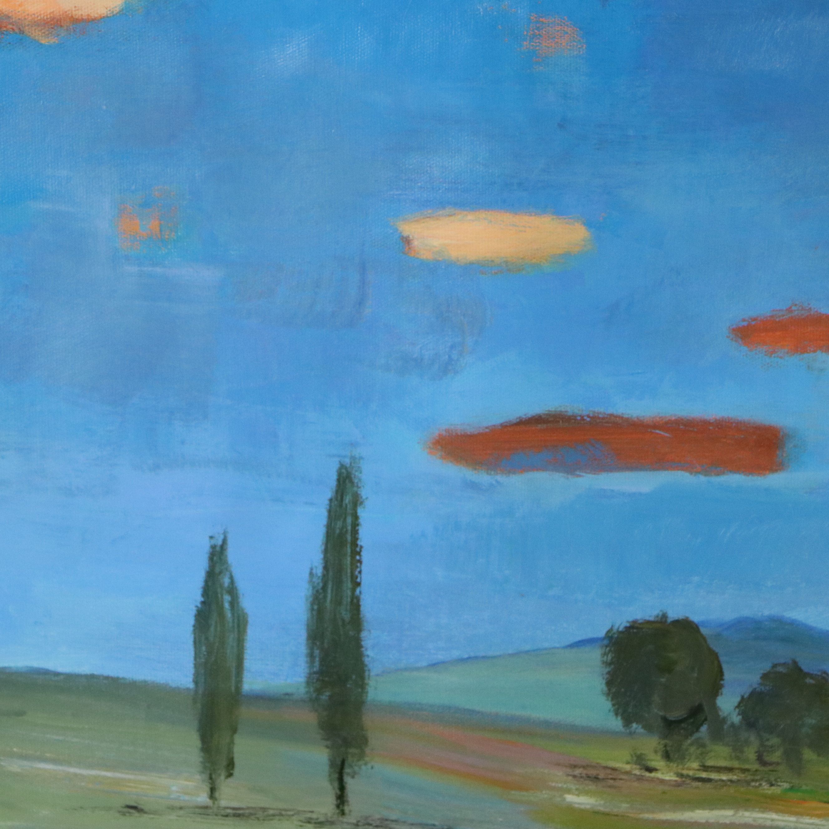 Xie Unstretched Oil Painting "Majestic Vision," Circa 2026