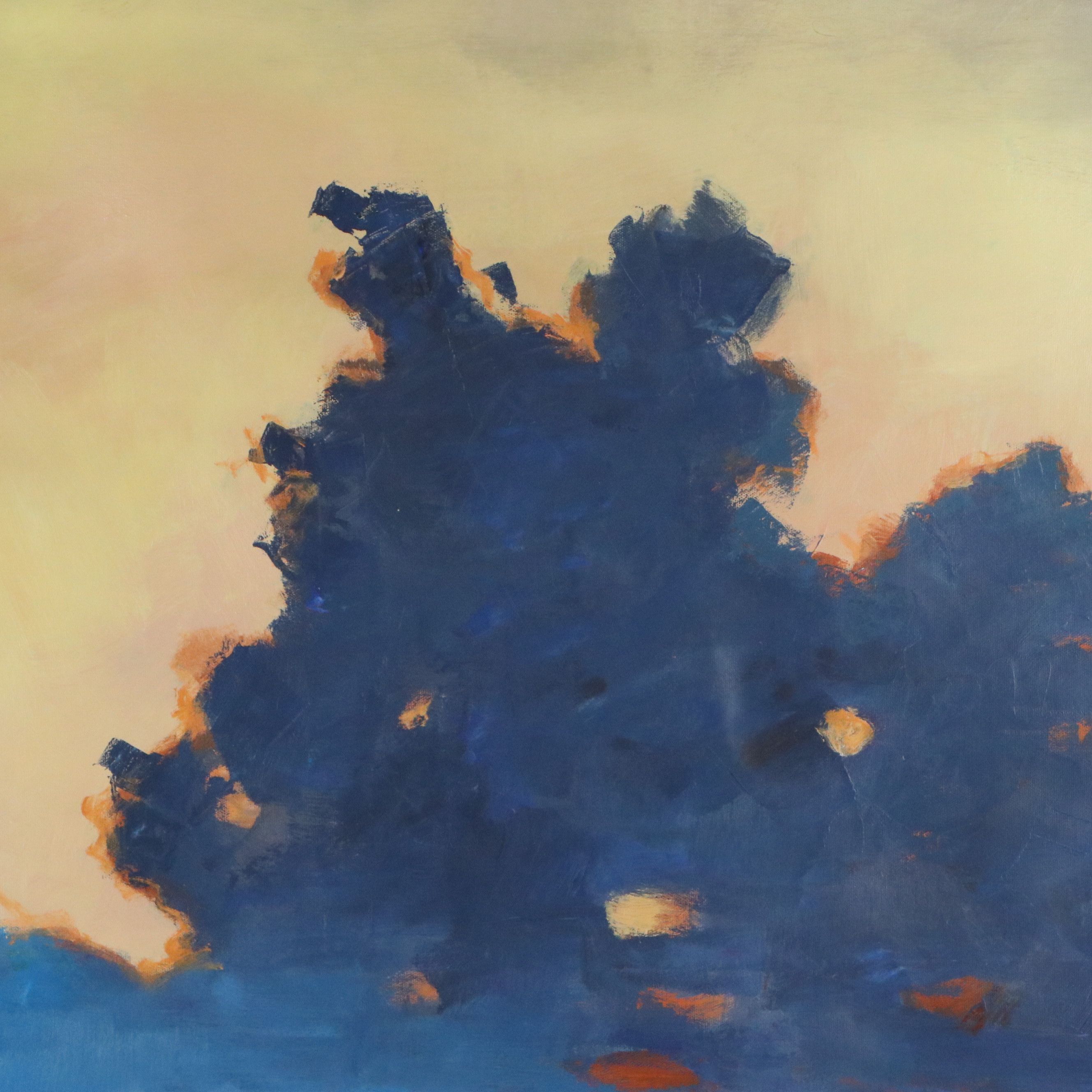 Xie Unstretched Oil Painting "Majestic Vision," Circa 2026