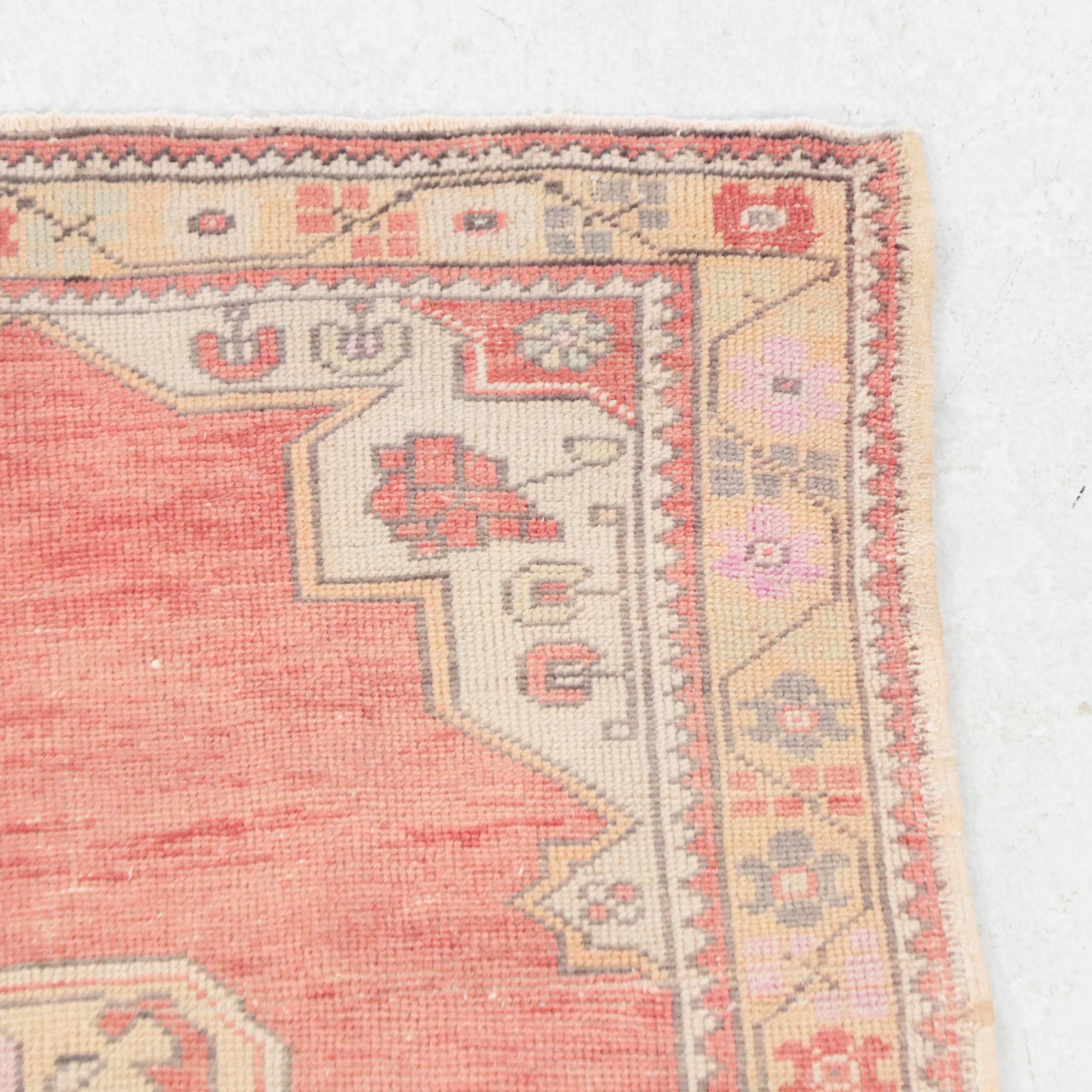 4'4 x 8' Hand-Knotted Turkish Bergama Area Rug