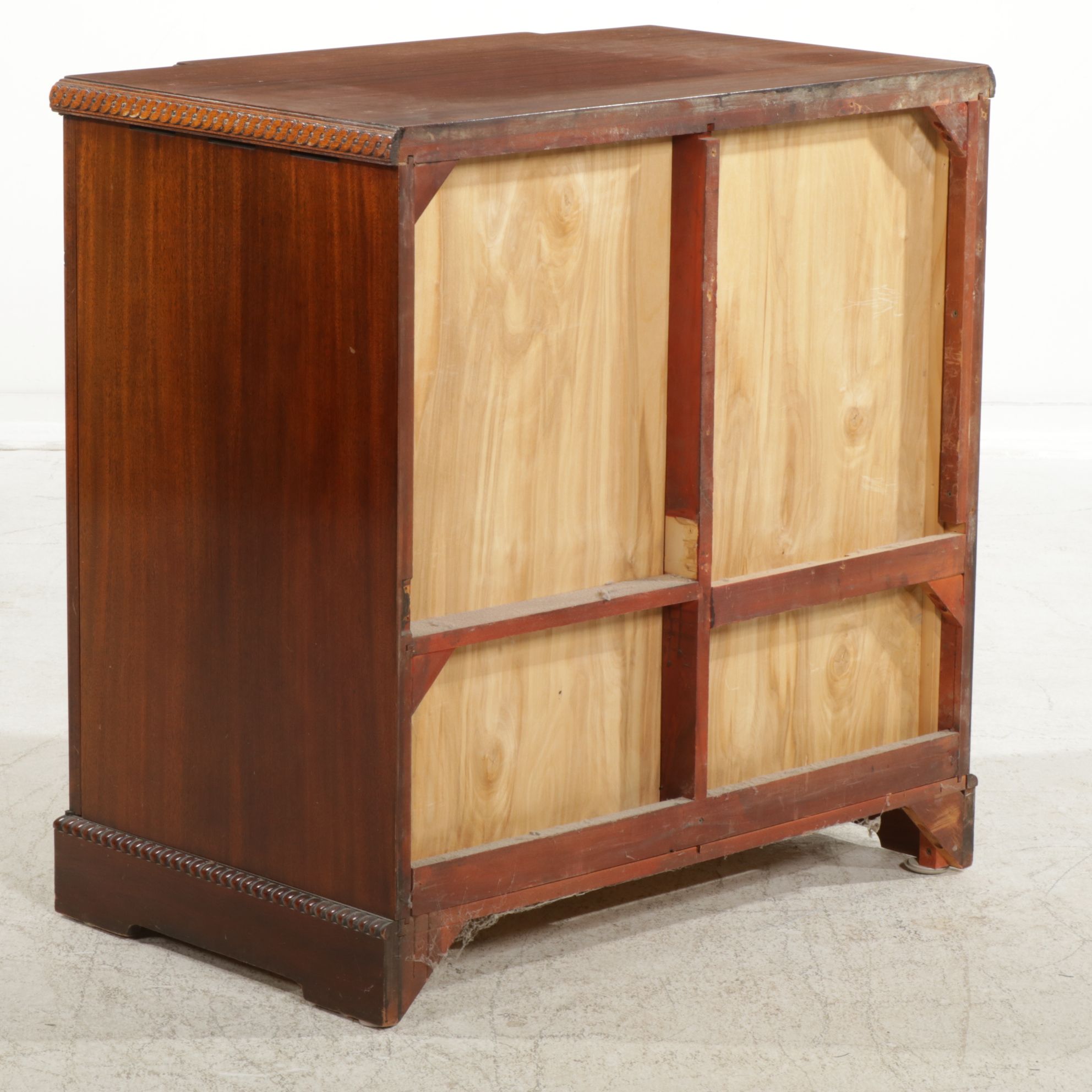 Neoclassical Style Mahogany Cabinet, Mid to Late 20th Century