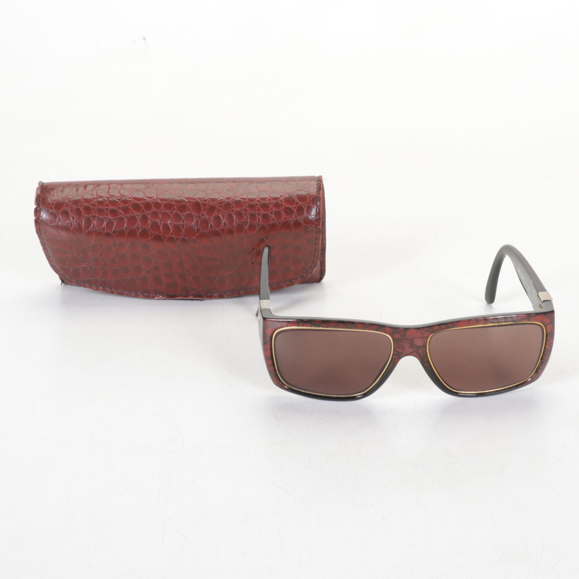 Ted Lapidus Oversized Tortoise Shell Sunglasses, 1970s