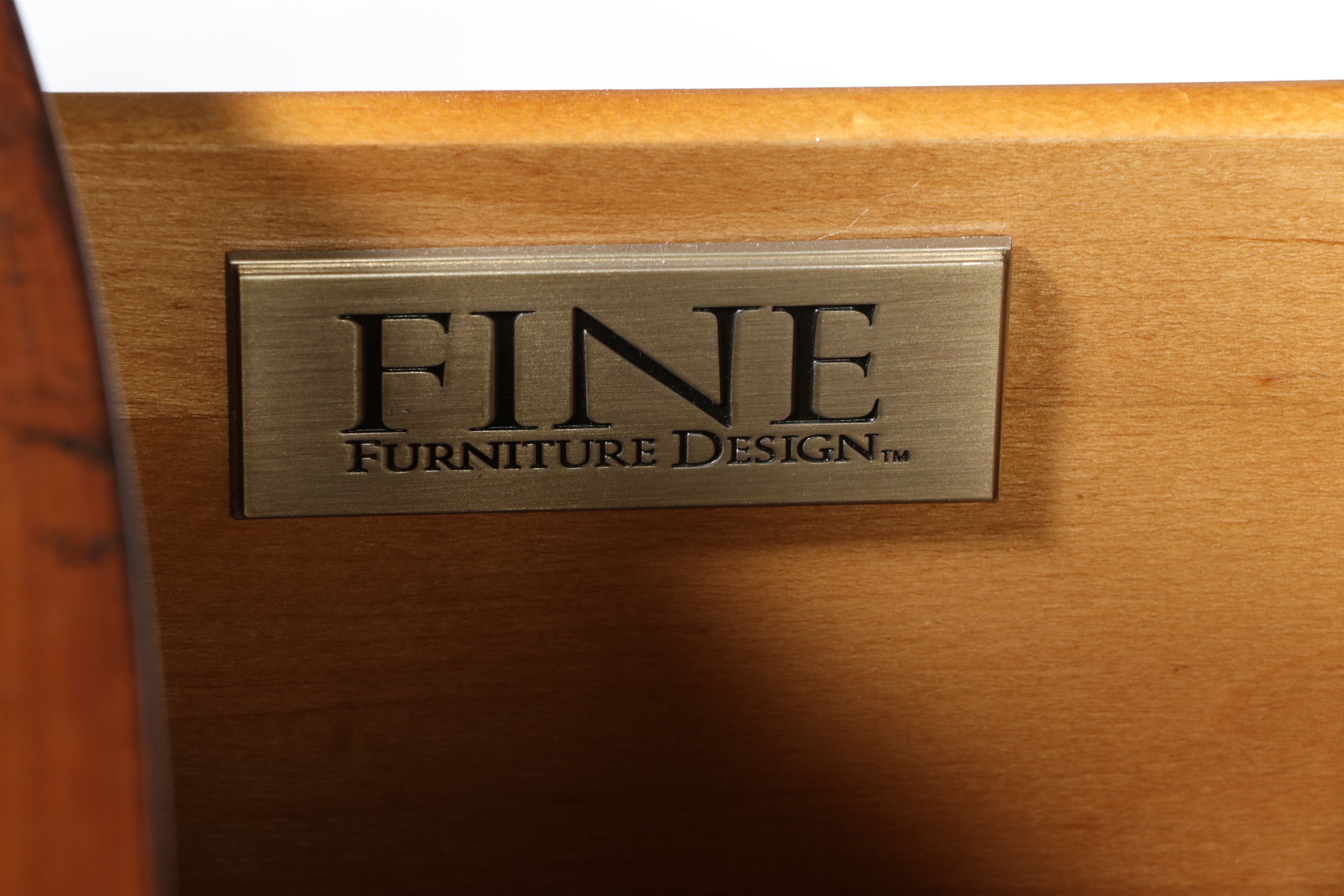 Fine Furniture Design Louis Philippe Style Marble Top Breakfront Sideboard