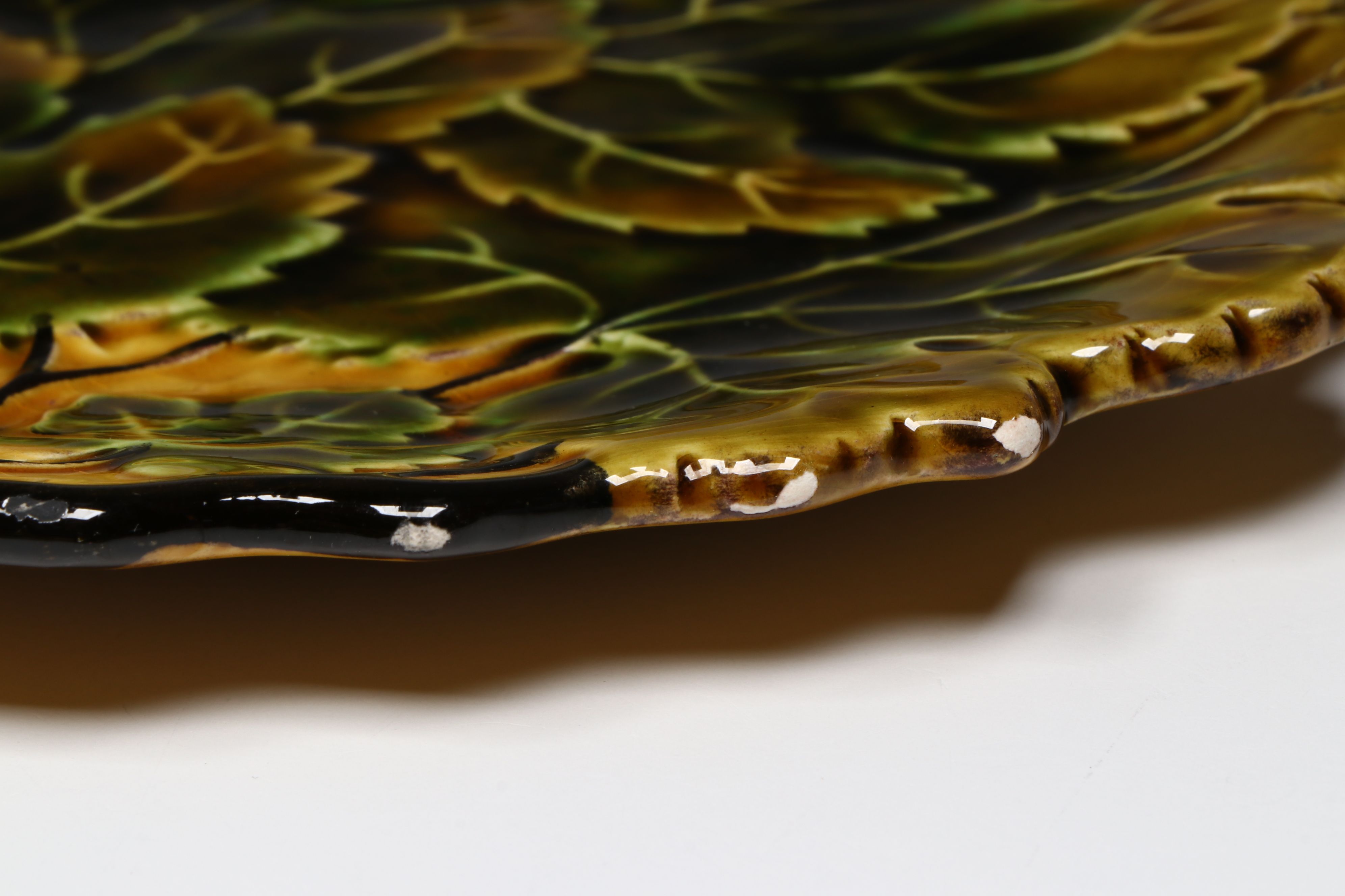 Bordallo Pinheiro and Czech Majolica Leaf Plates