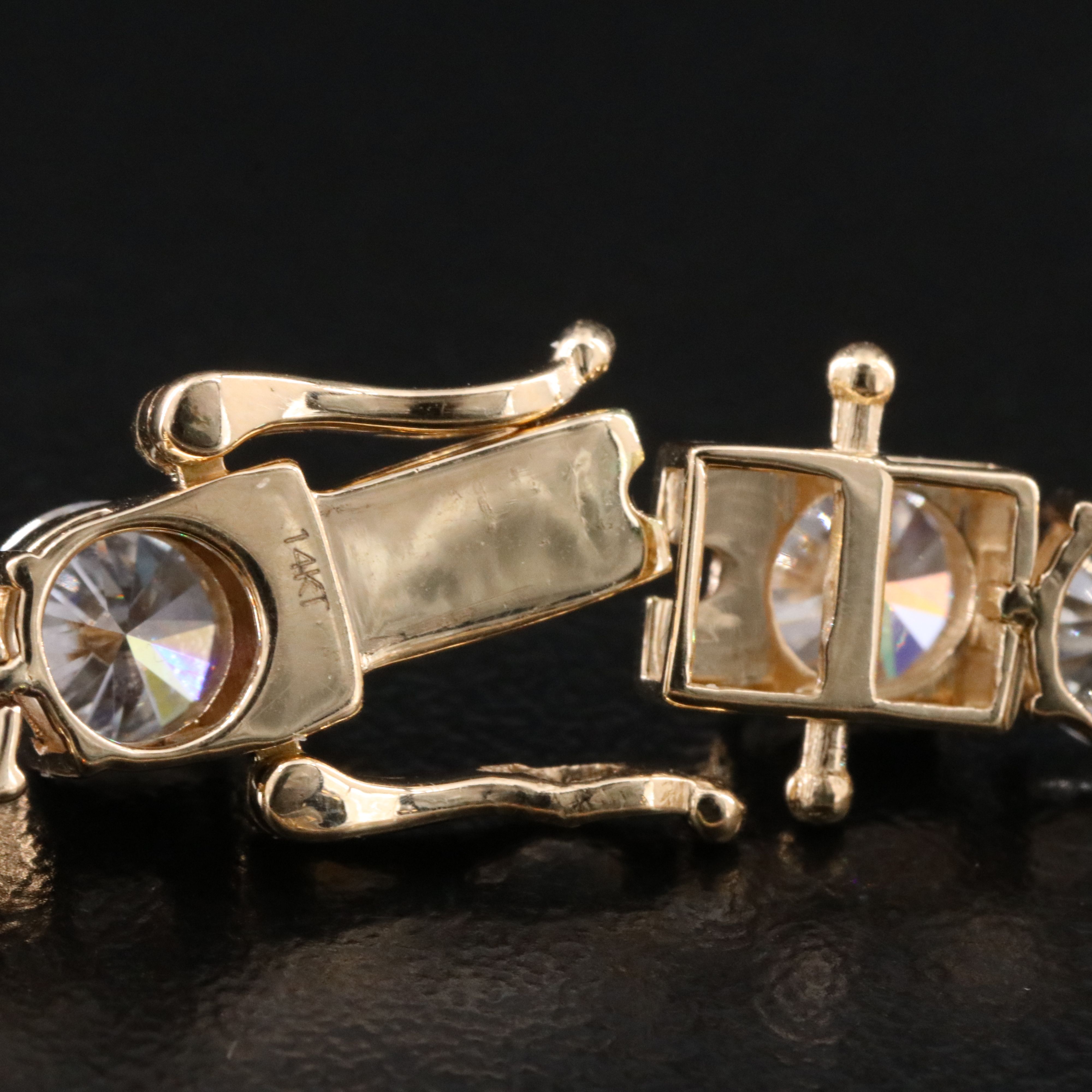 14K 19.21 CTW Lab Grown Diamond Line Bracelet