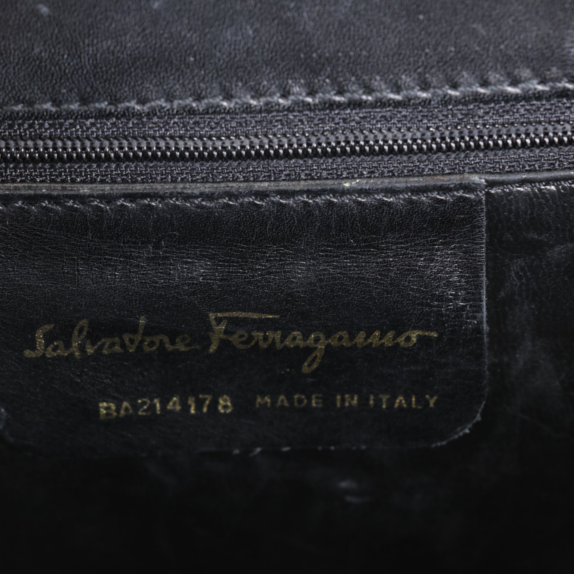 Salvatore Ferragamo Vara Bow Top Handle Tote Bag in Black Leather