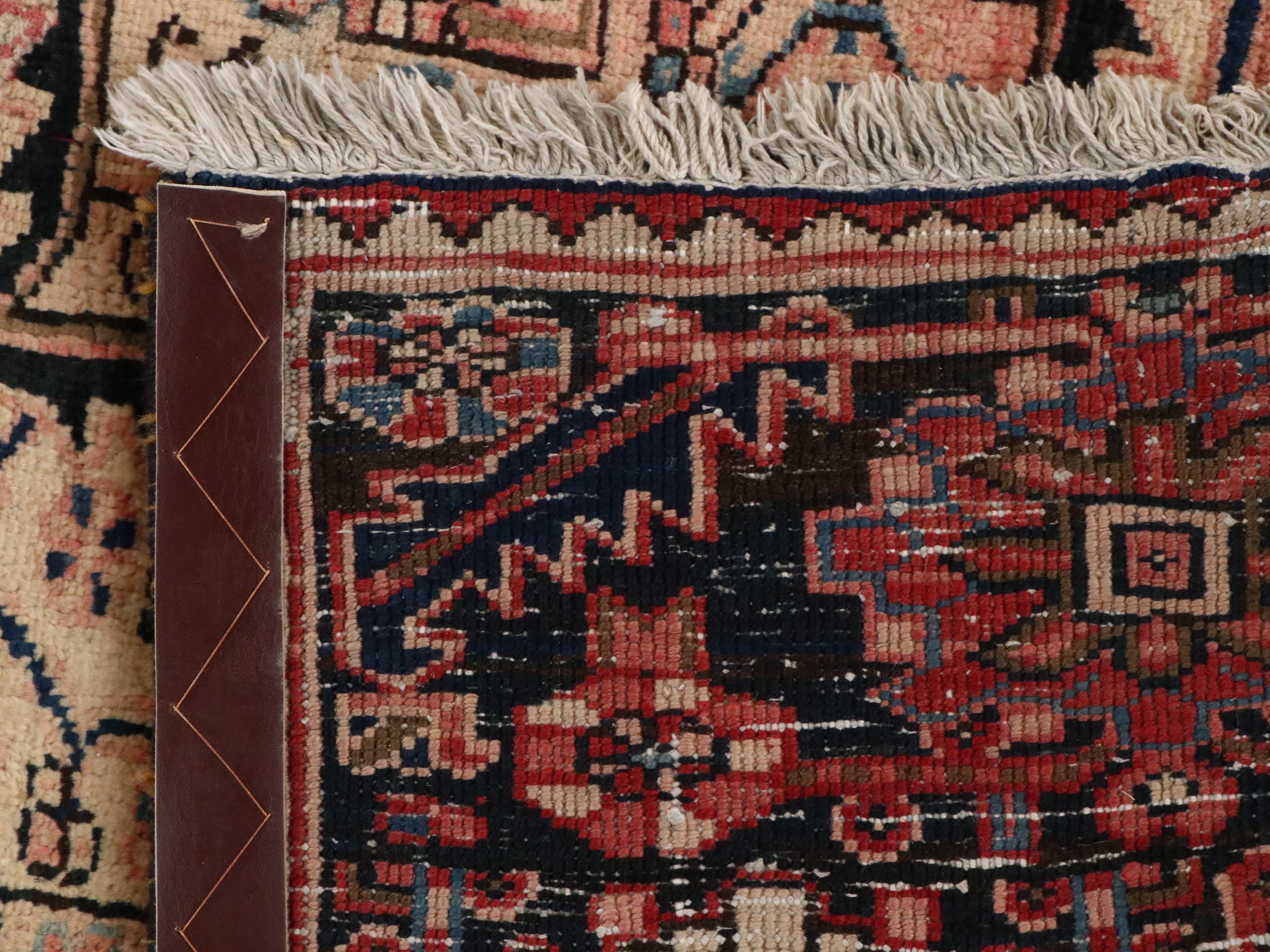 9'5 x 12'6 Hand-Knotted Persian Heriz Room-Sized Rug