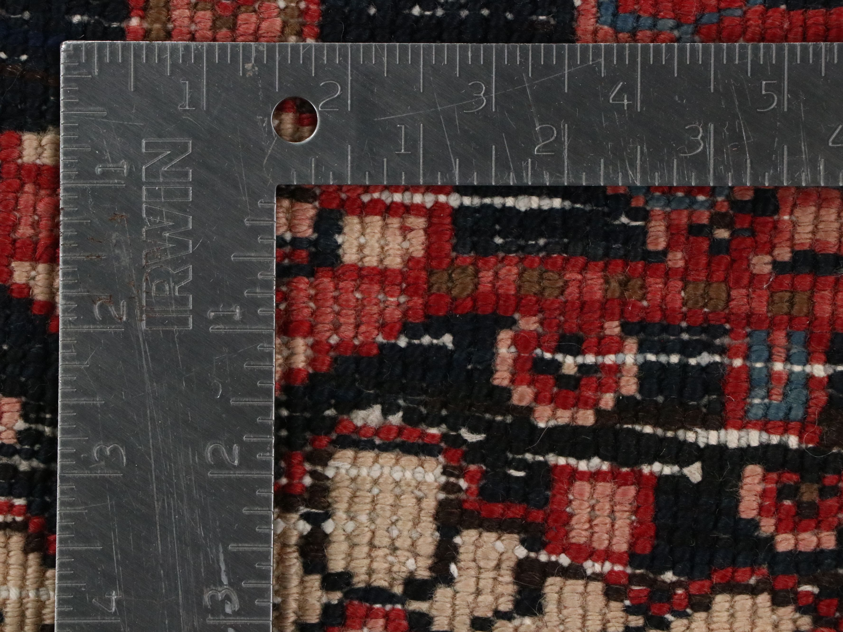 9'5 x 12'6 Hand-Knotted Persian Heriz Room-Sized Rug