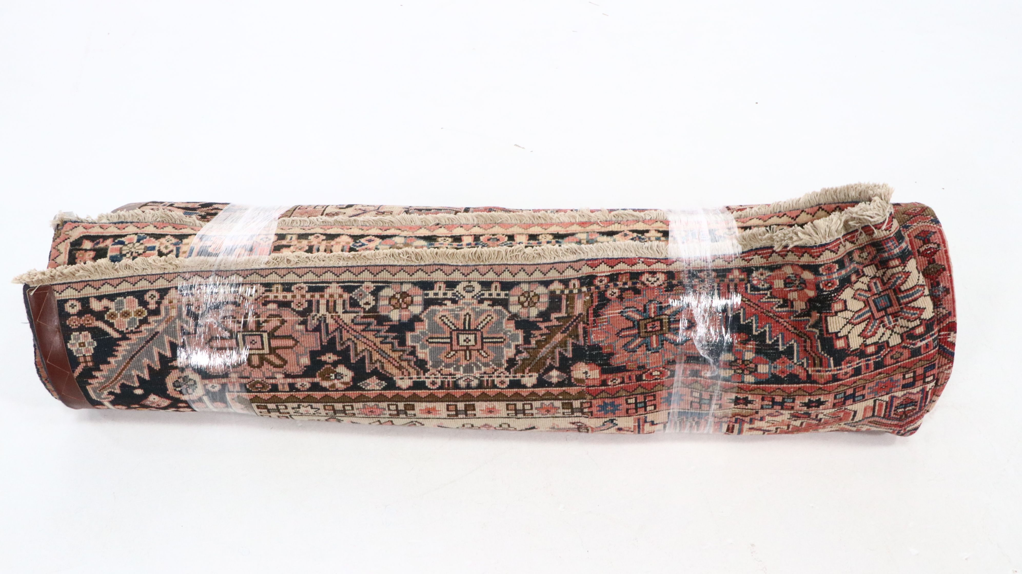 9'5 x 12'6 Hand-Knotted Persian Heriz Room-Sized Rug