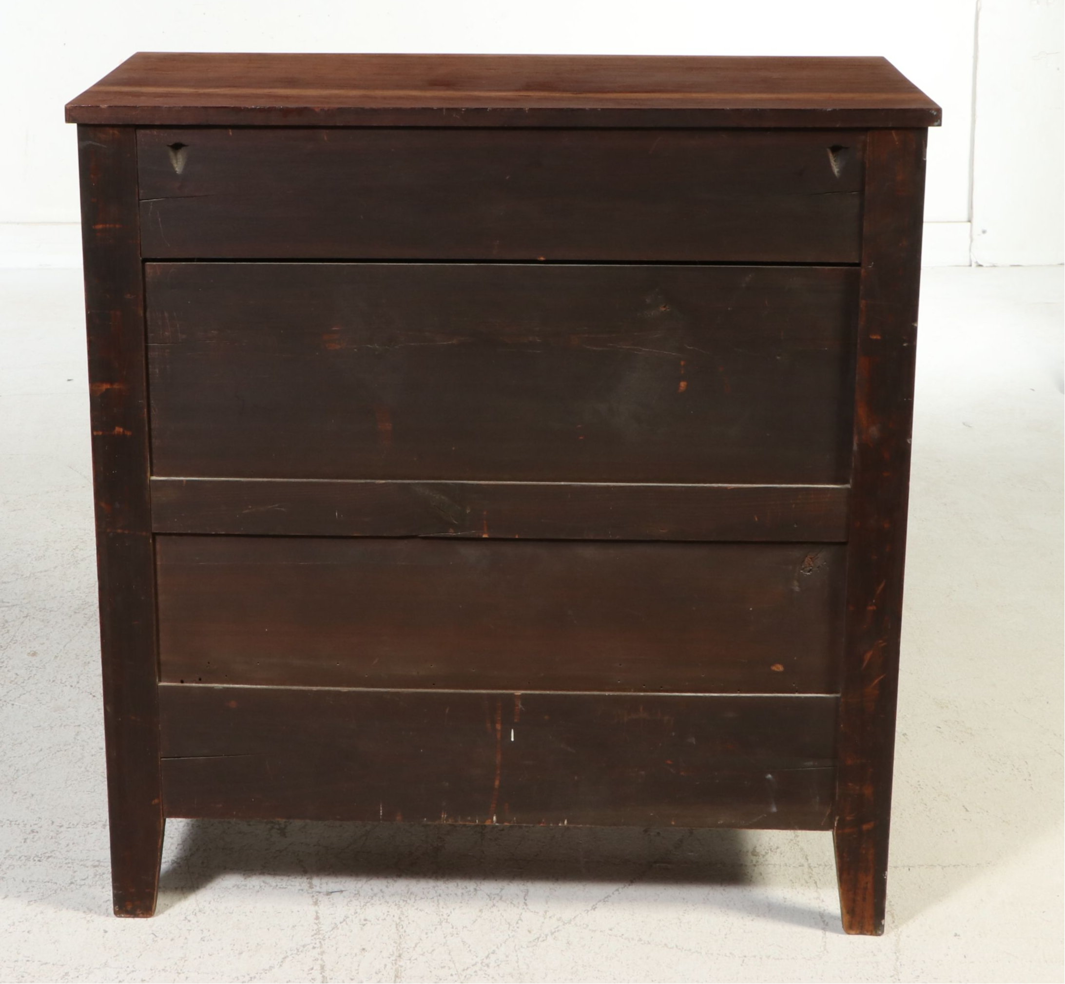 Empire Birdseye Maple Four-Drawer Chest, 19th Century
