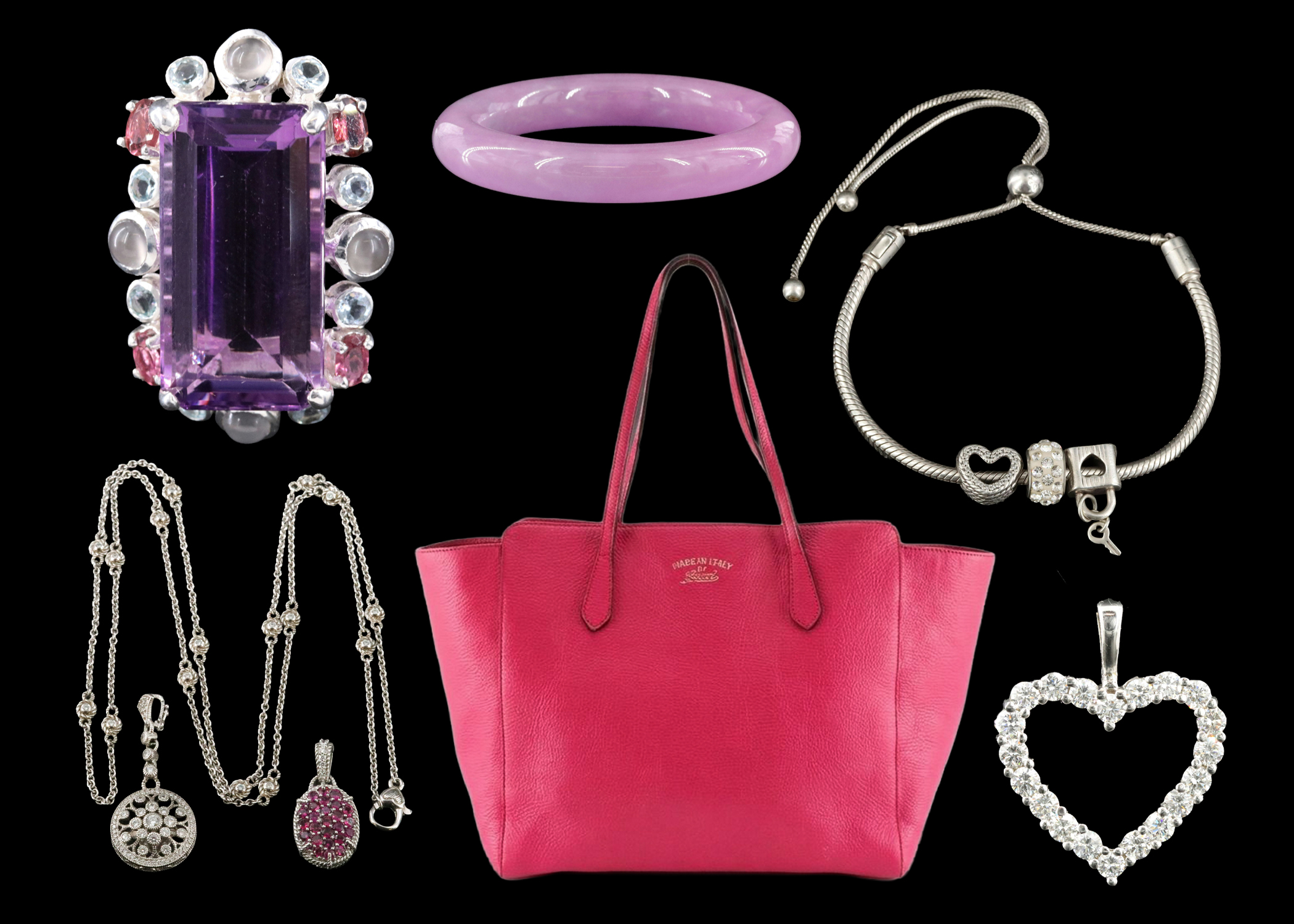 Glamour & Grandeur: Designer Handbags, Fine Gold & Diamond Jewels