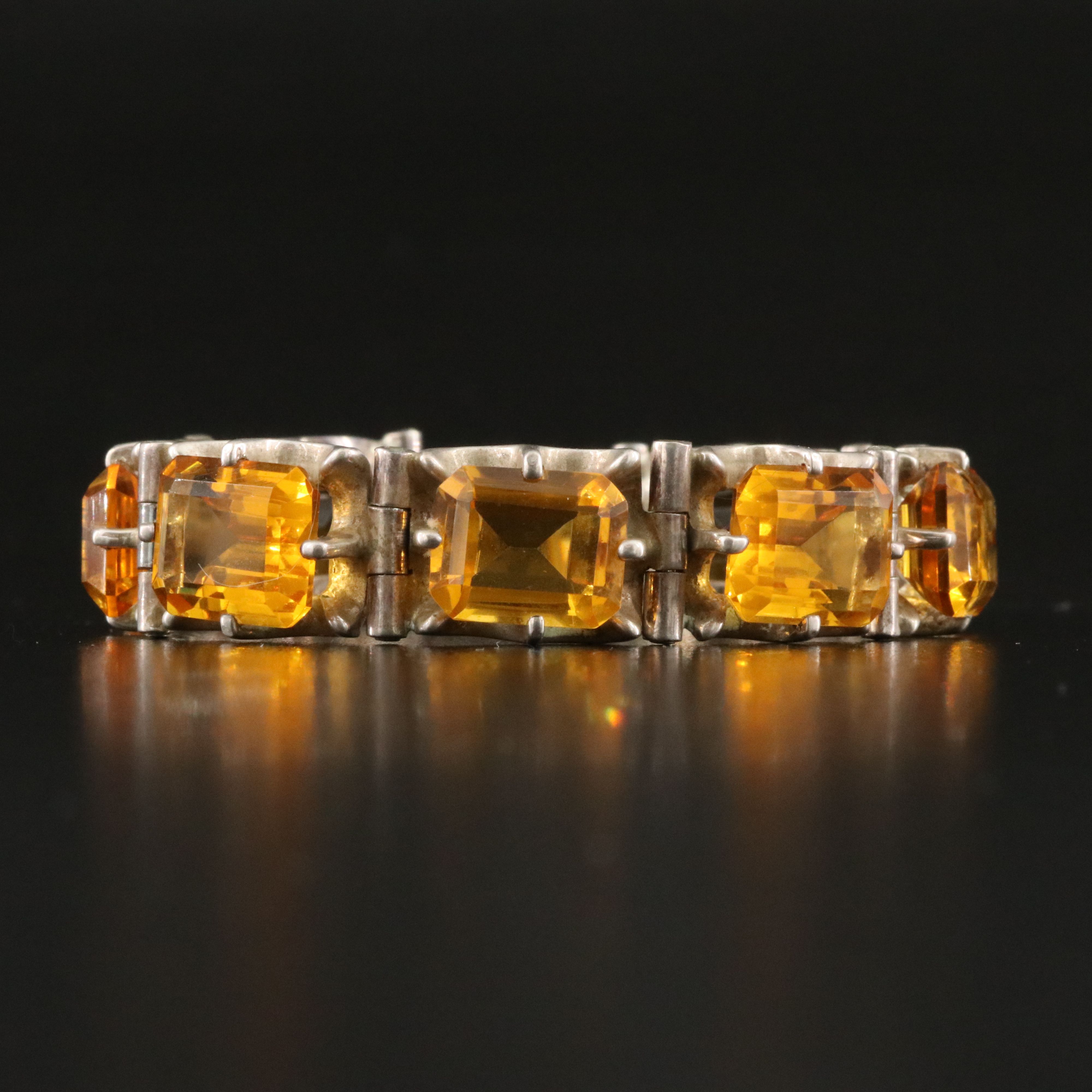 Mexican Sterling Link Bracelet
