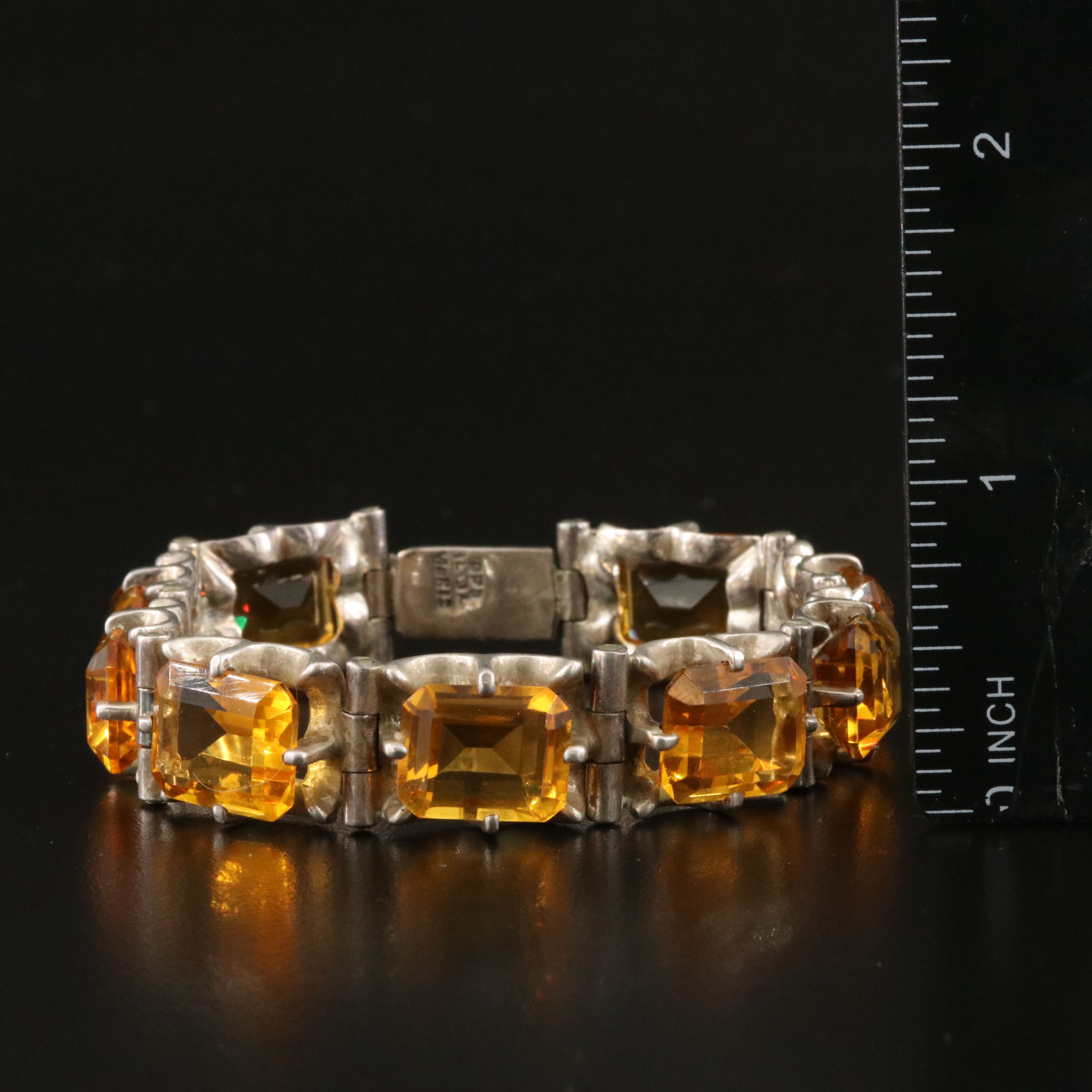 Mexican Sterling Link Bracelet