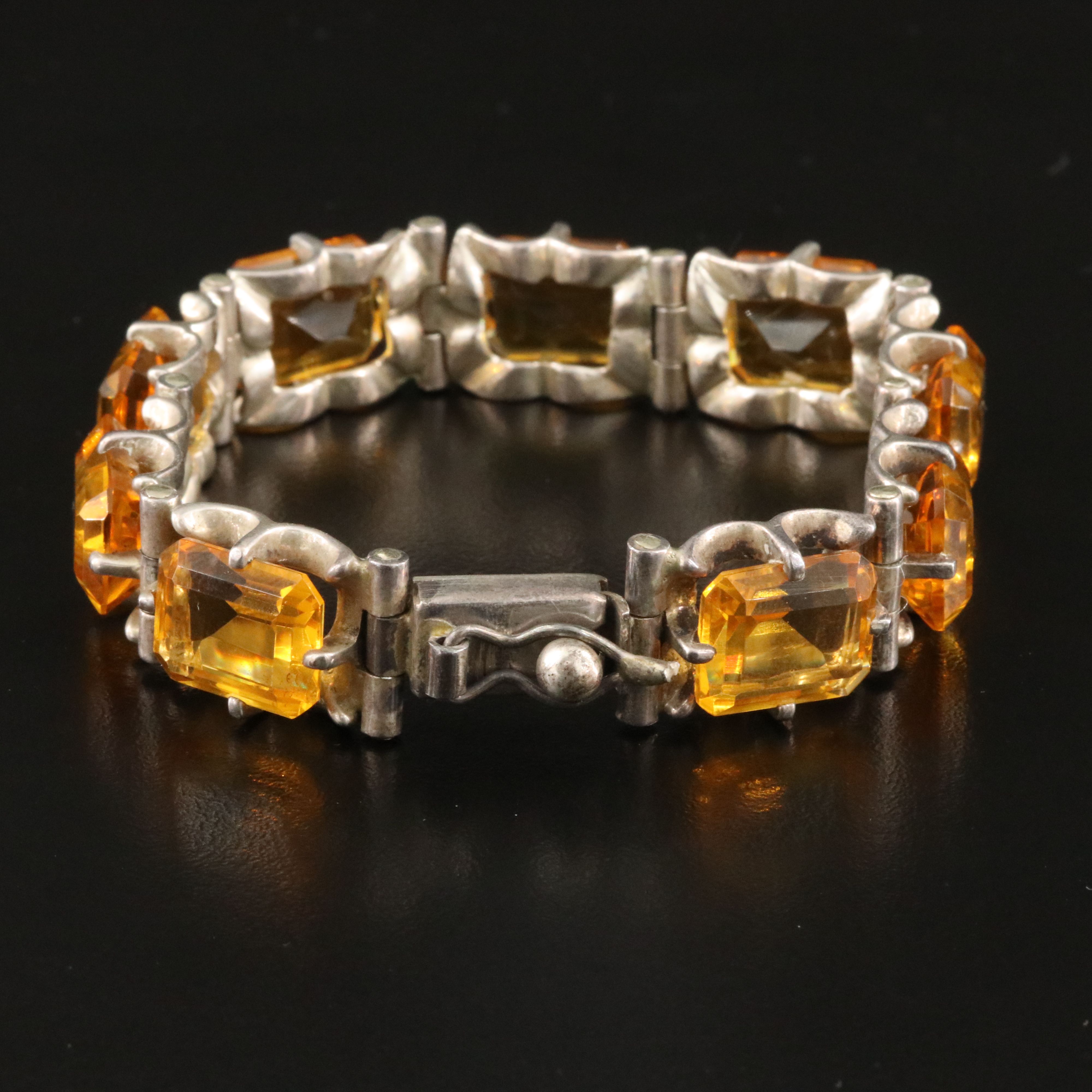Mexican Sterling Link Bracelet