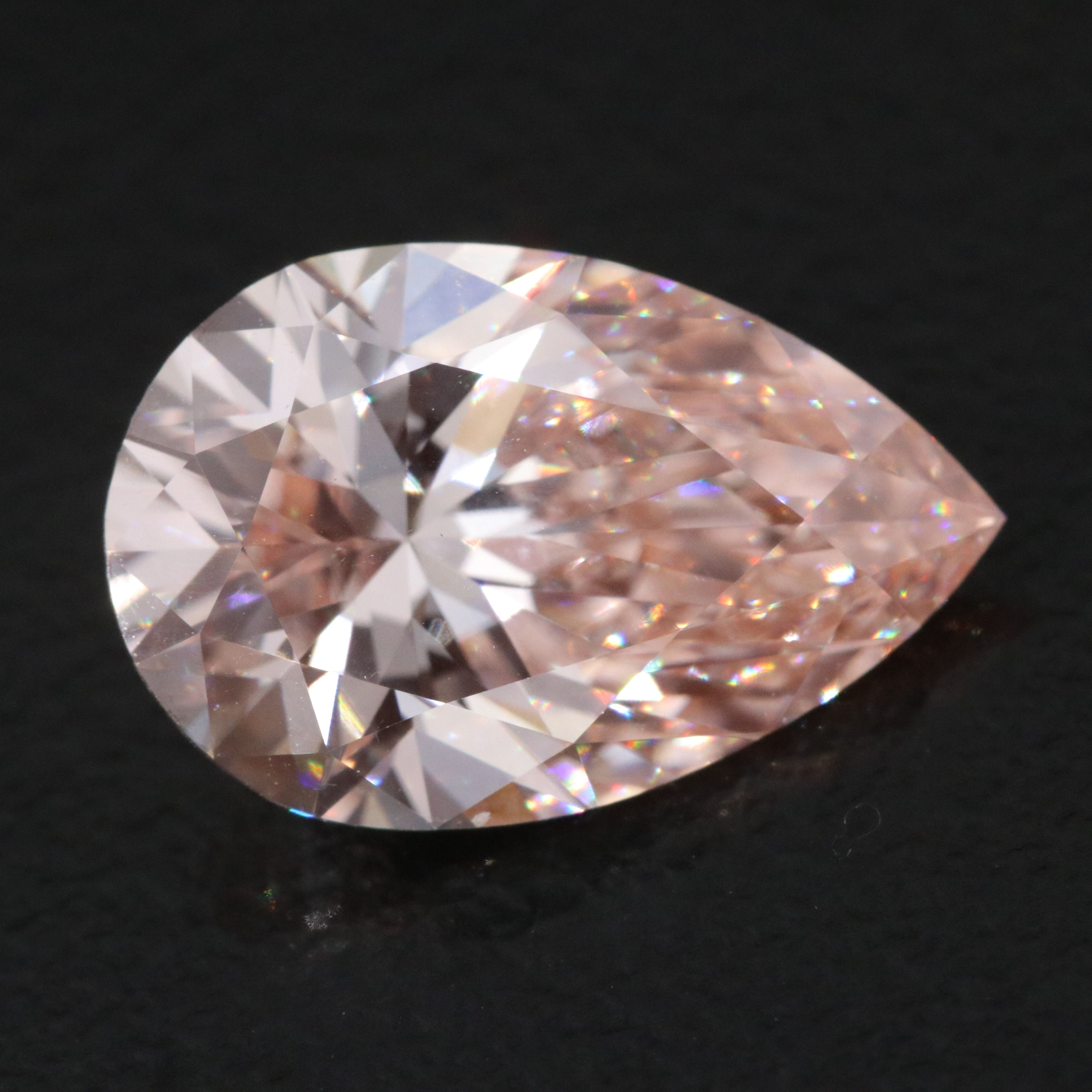 Loose 3.02 CT Lab Grown Fancy Intense Pink Diamond with IGI Report