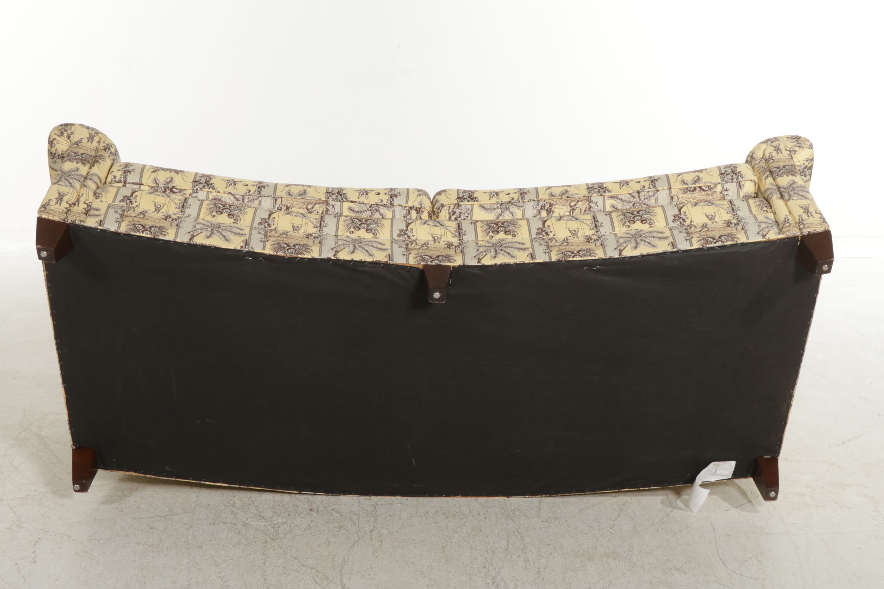 Pearson Custom Upholstered Curved Sofa, 21st Century