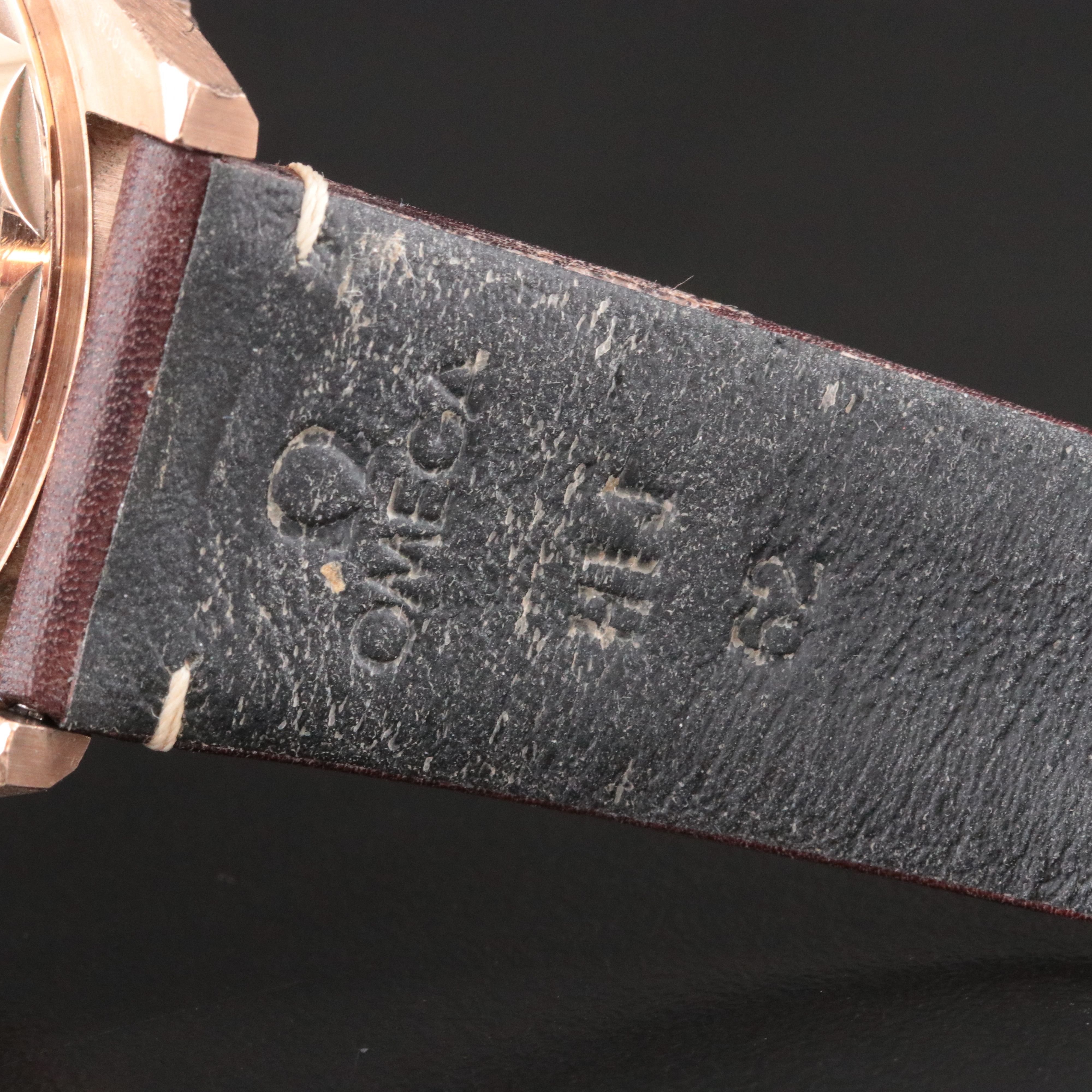 Omega Seamaster 300 Bronze Gold Leather Strap Master Co - Axial Watch