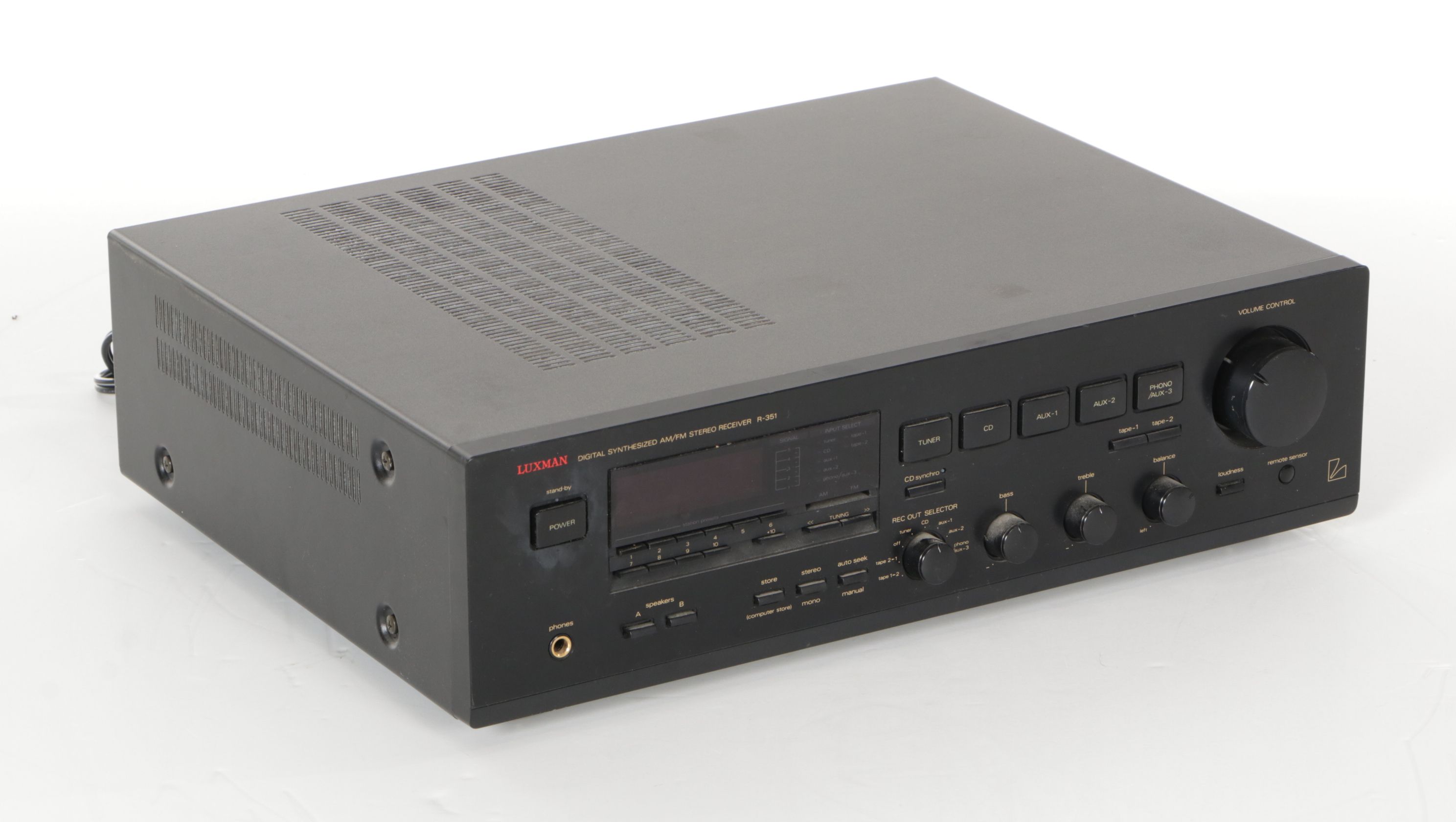 Marantz CD Player CD5005 with Luxman Stereo Cassette Deck K-110 & AM/FM Receiver